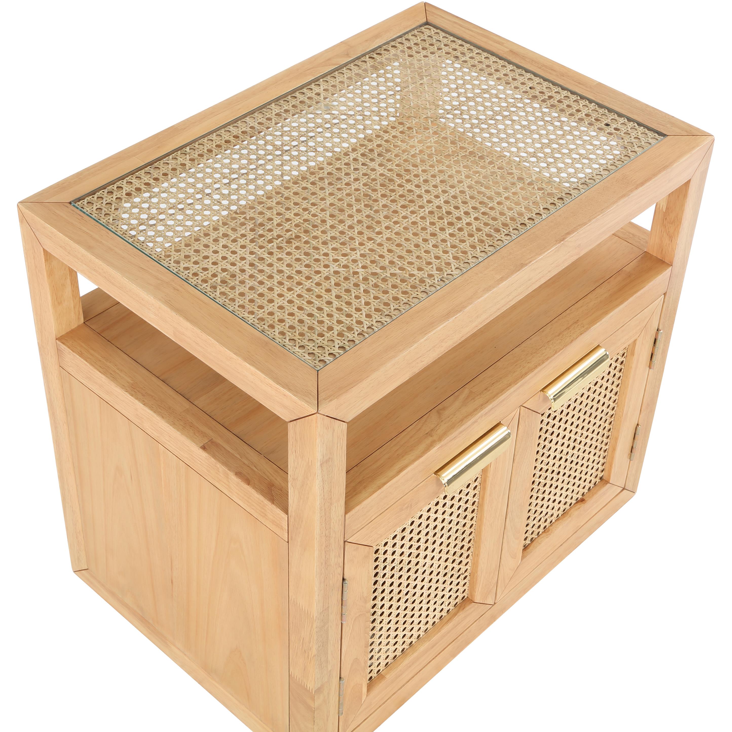 Meridian Cole Natural Night Stand