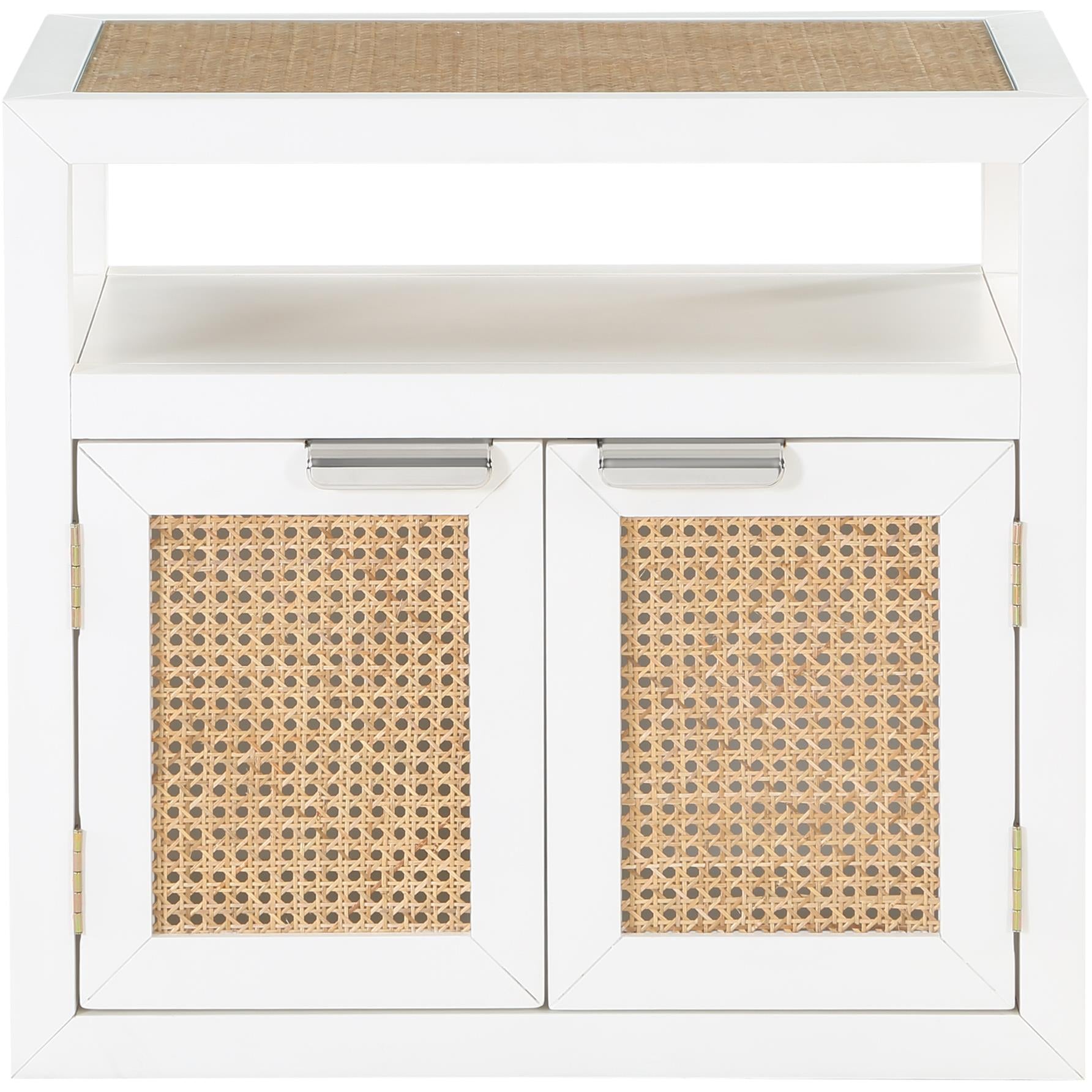 Meridian Cole White Night Stand