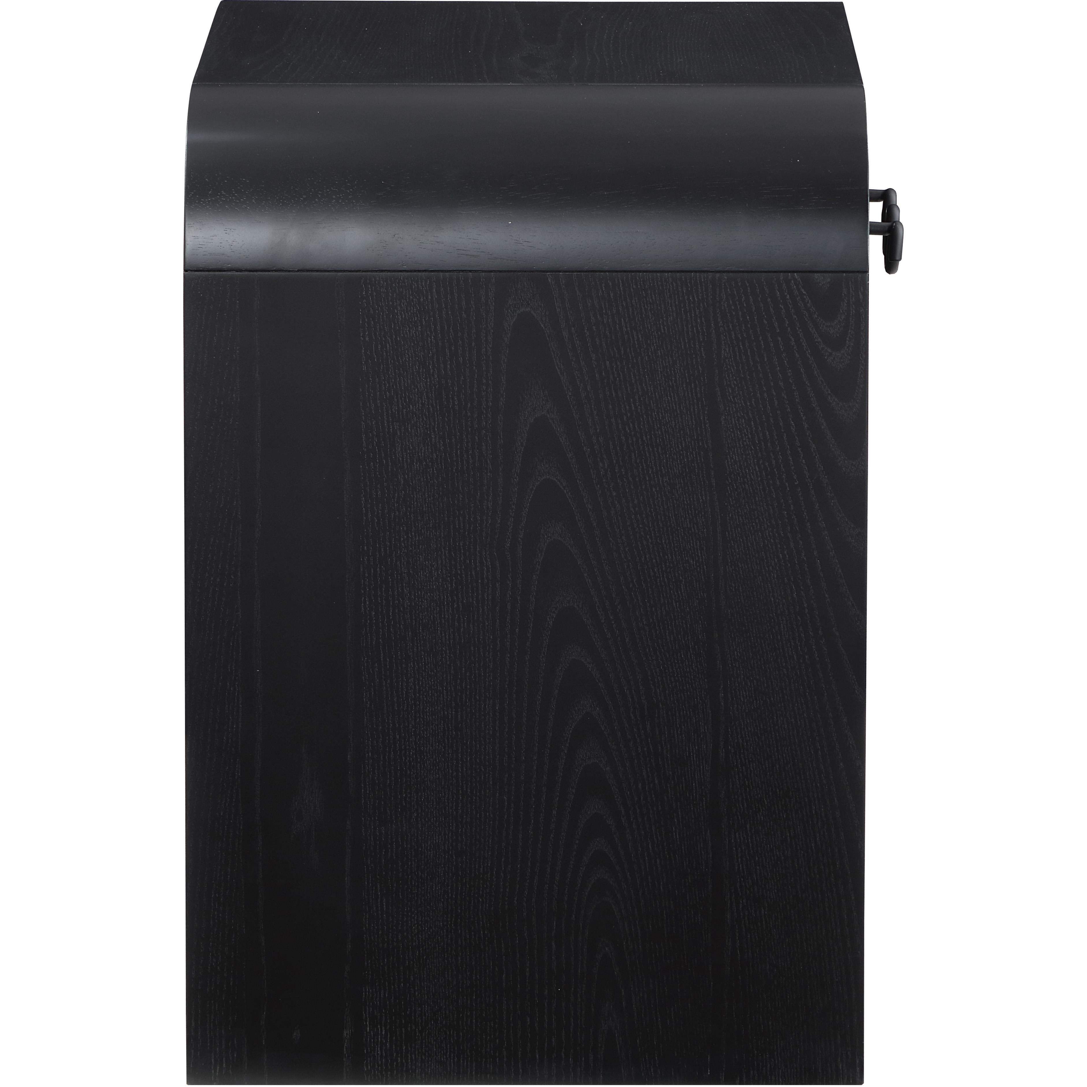 Meridian Hayes Black Night Stand / Side Table