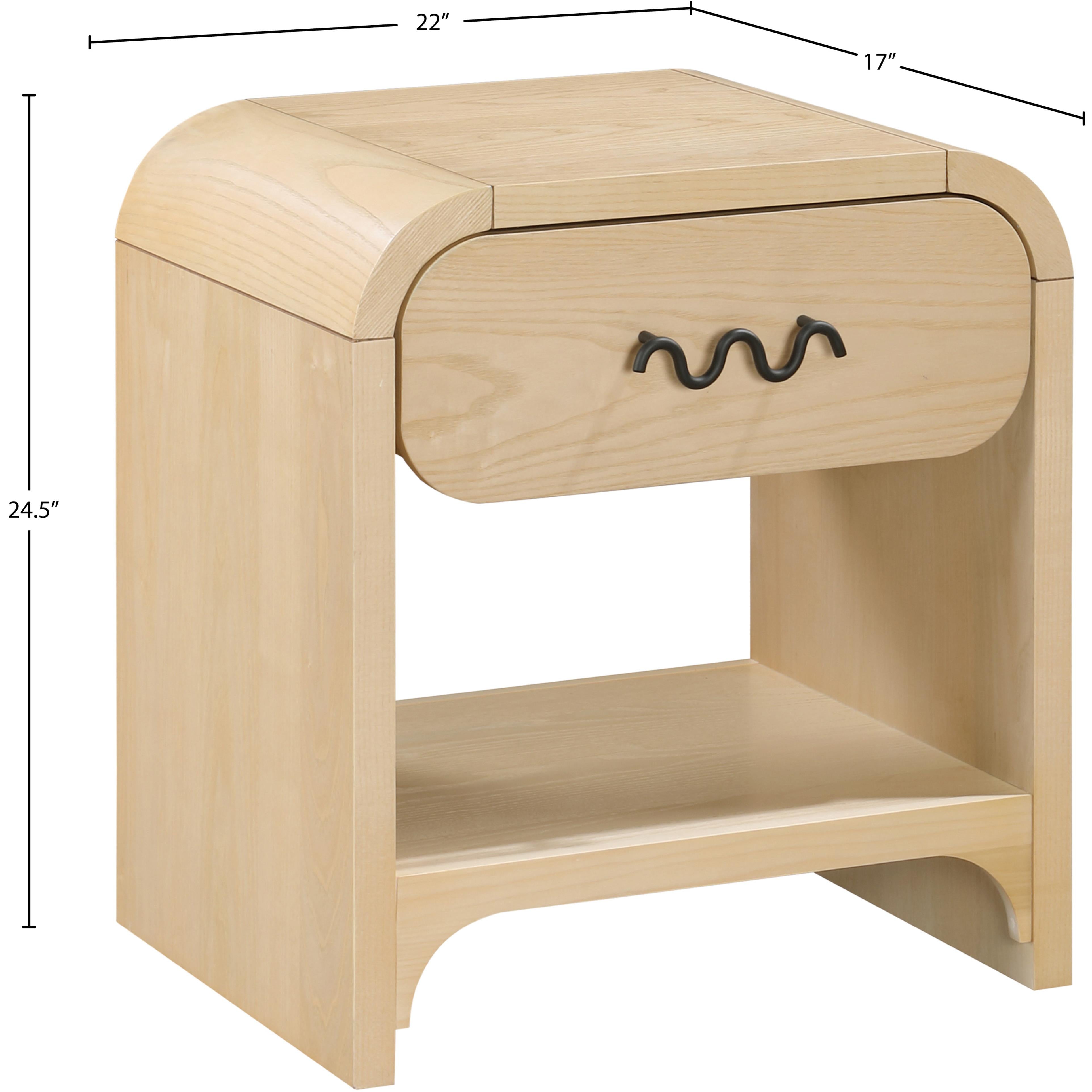 Meridian Hayes Natural Night Stand / Side Table