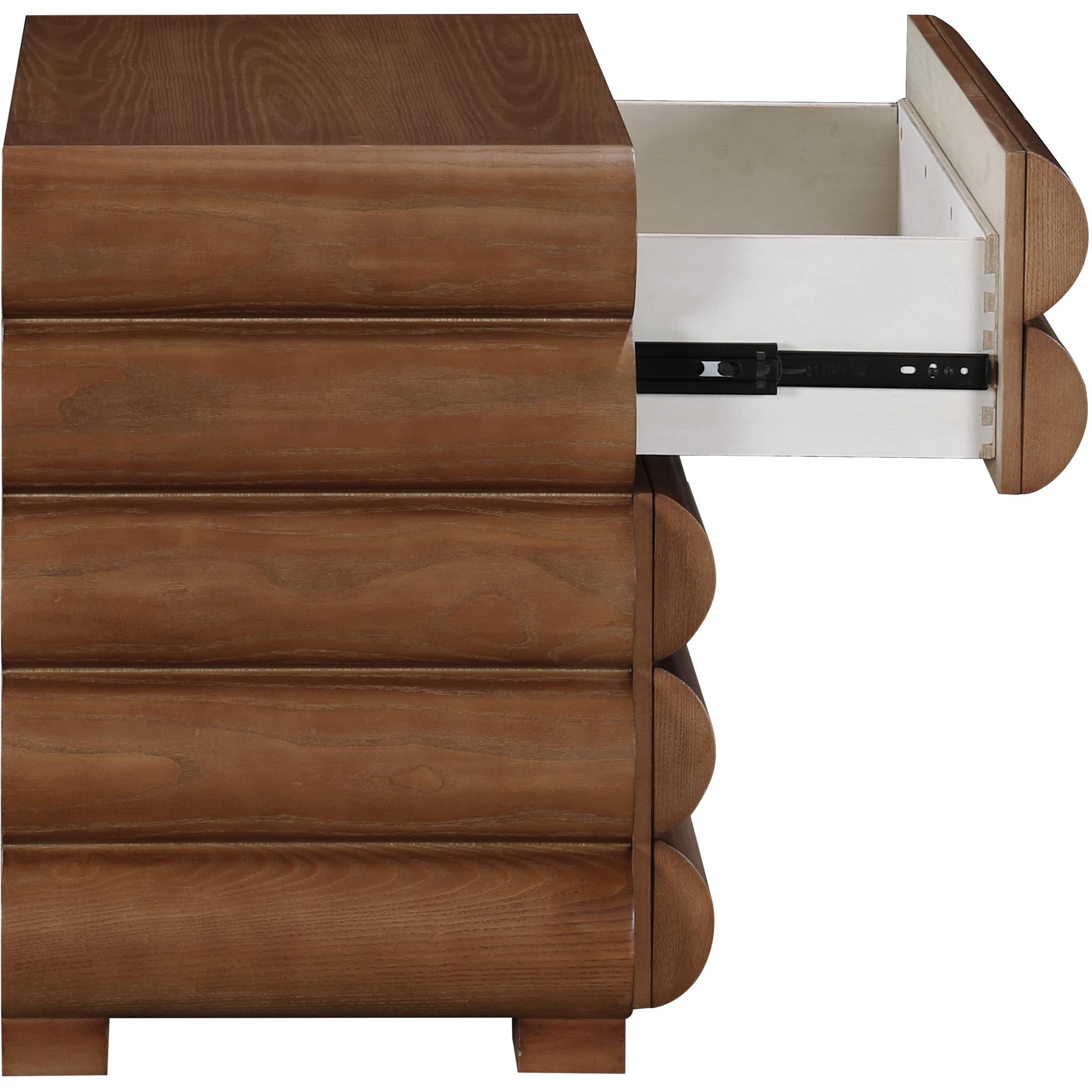 Meridian Maverick Walnut Night Stand / Side Table