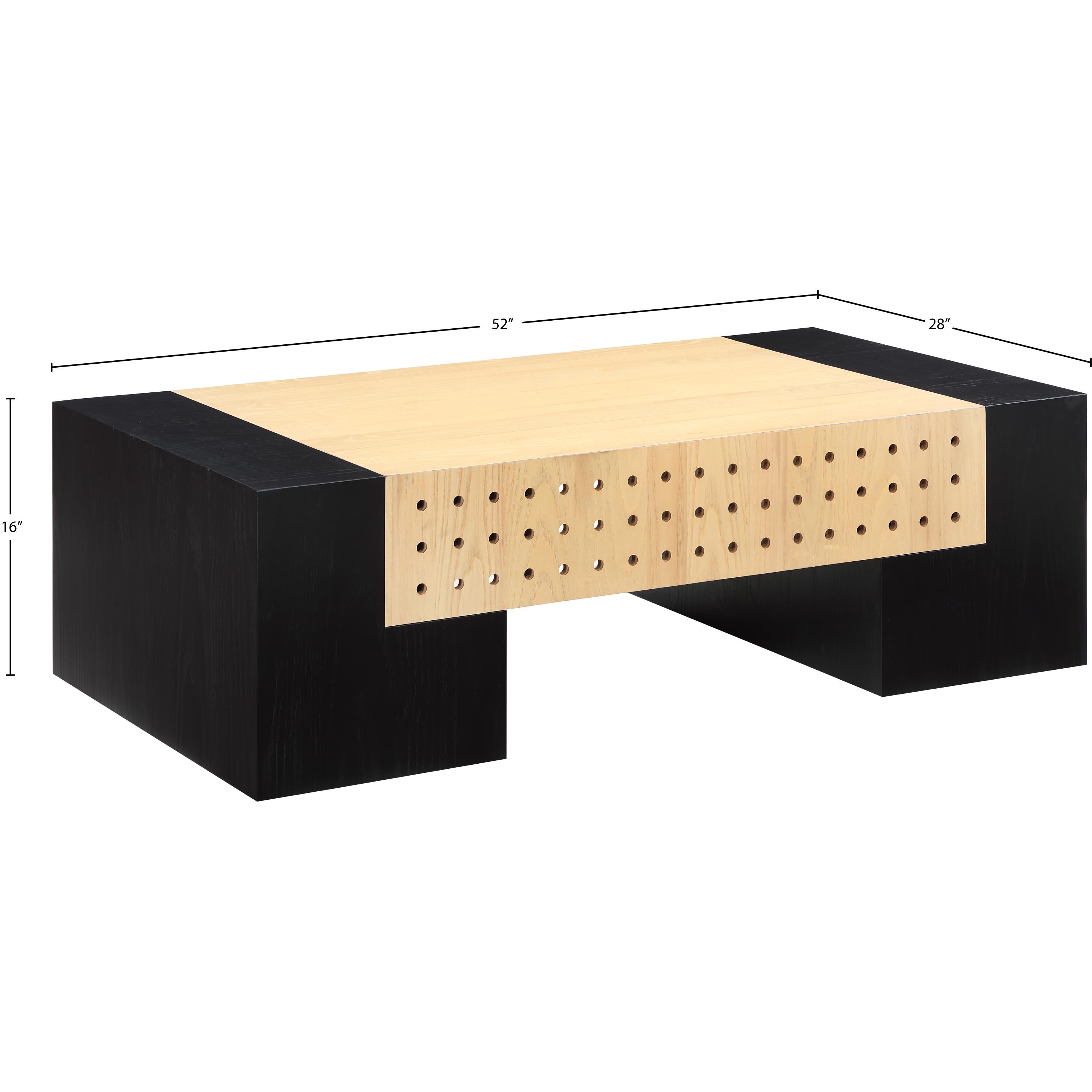 Meridian Mondrian Black Coffee Table