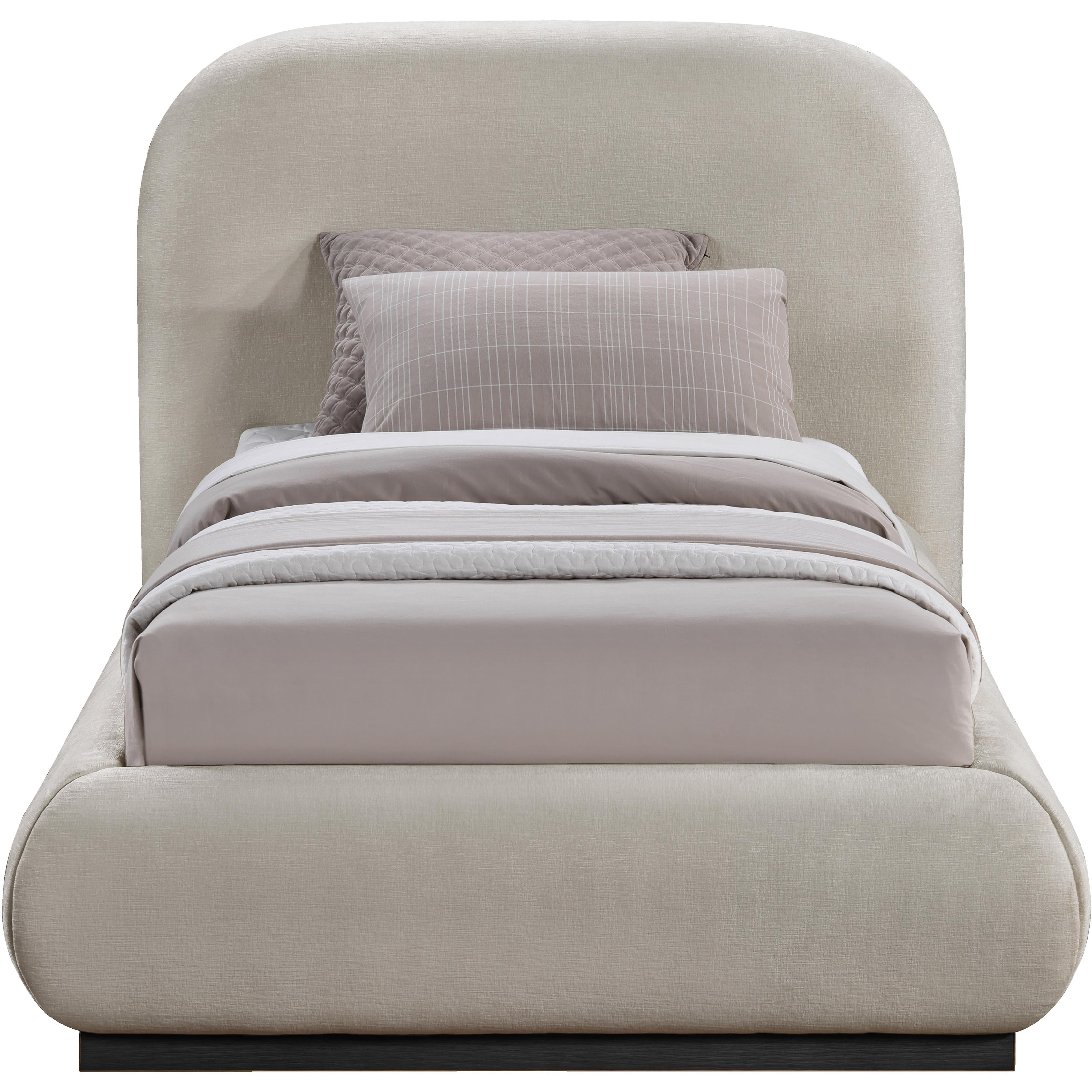 Meridian Vaughn Beige Twin Bed