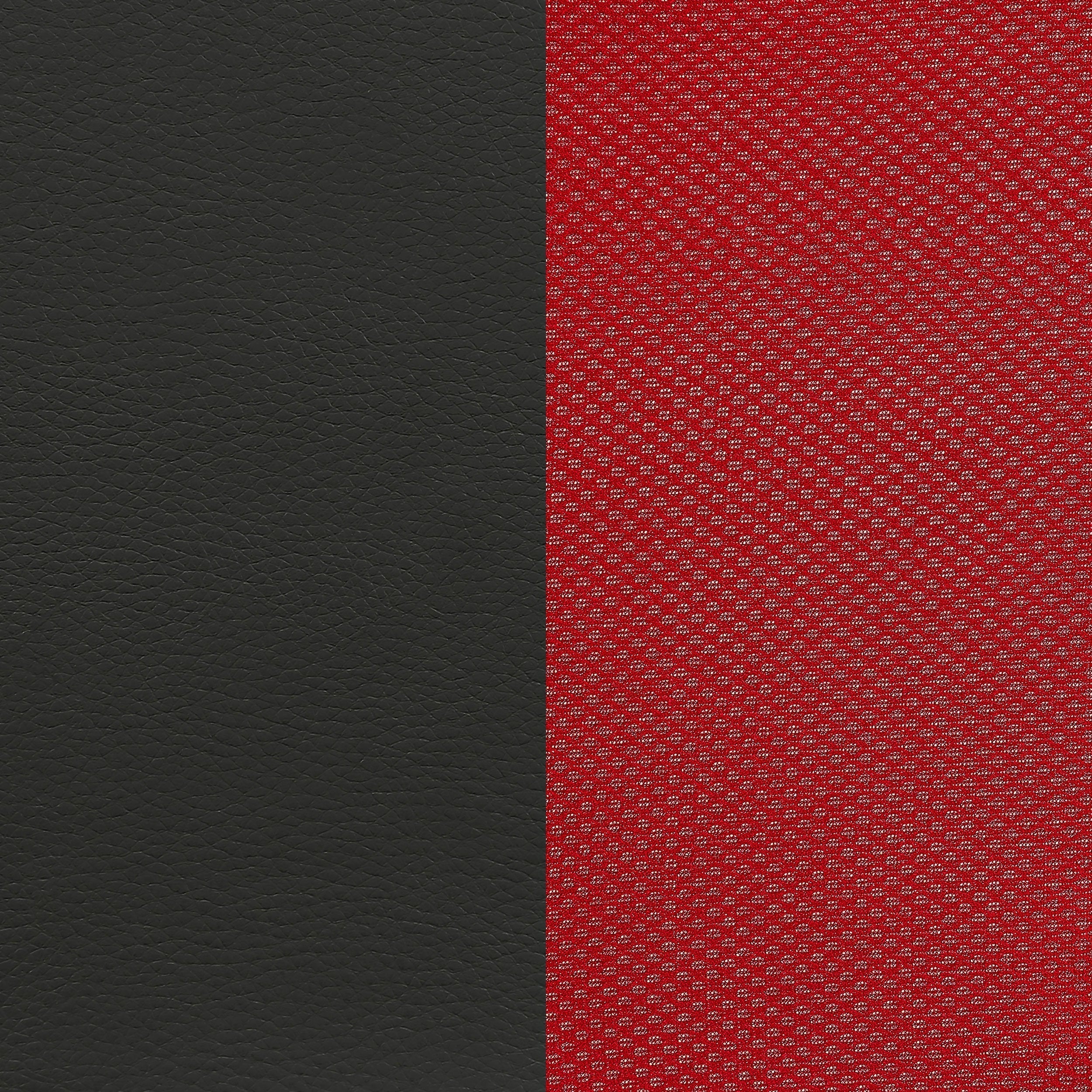 Lucas Upholstered Office Chair Black and Red