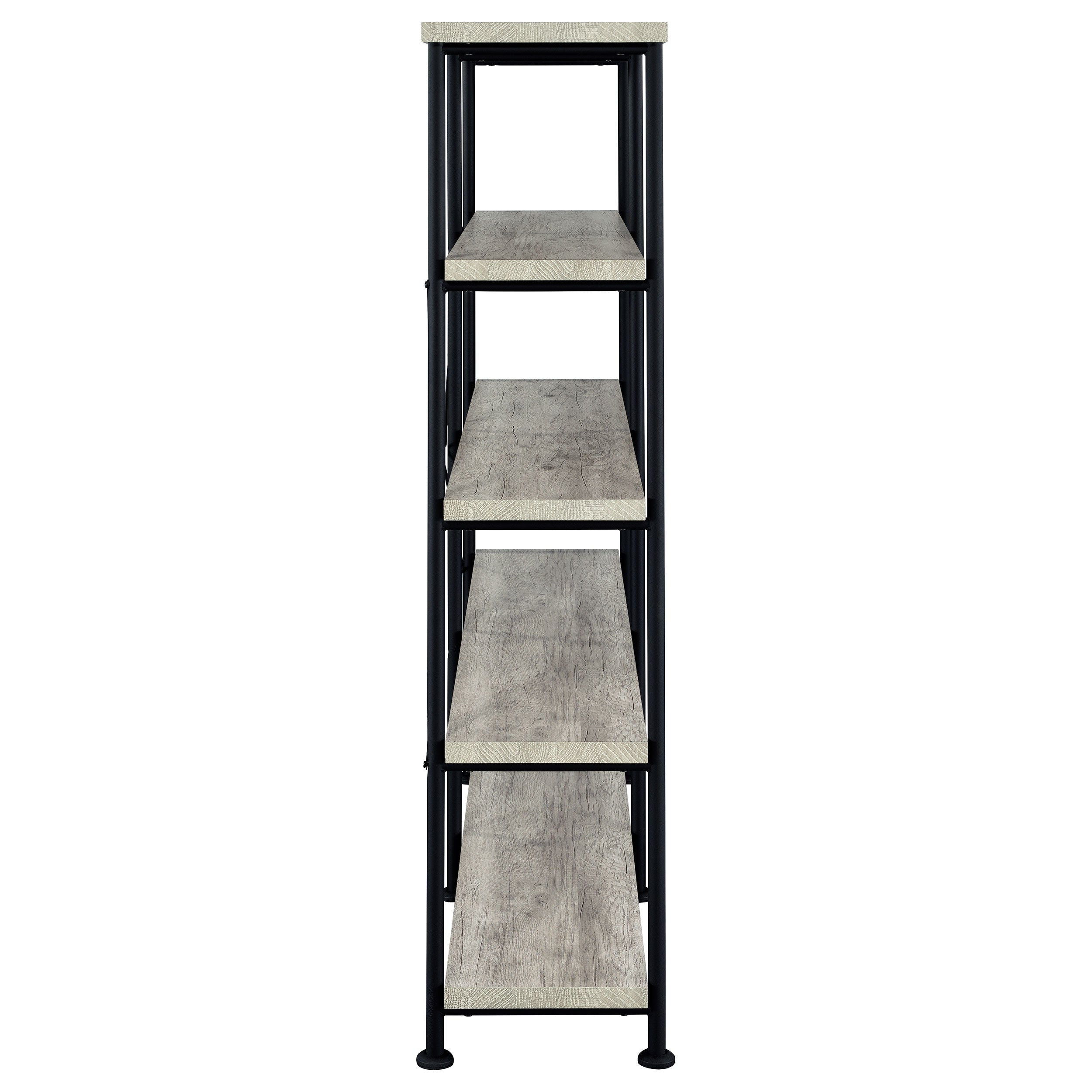 Analiese 63-inch 4-shelf Double Bookshelf