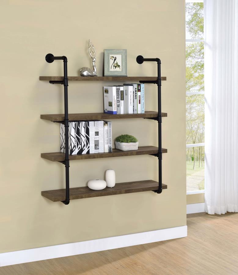 Elmcrest 39-inch 4-shelf Wall Bookshelf