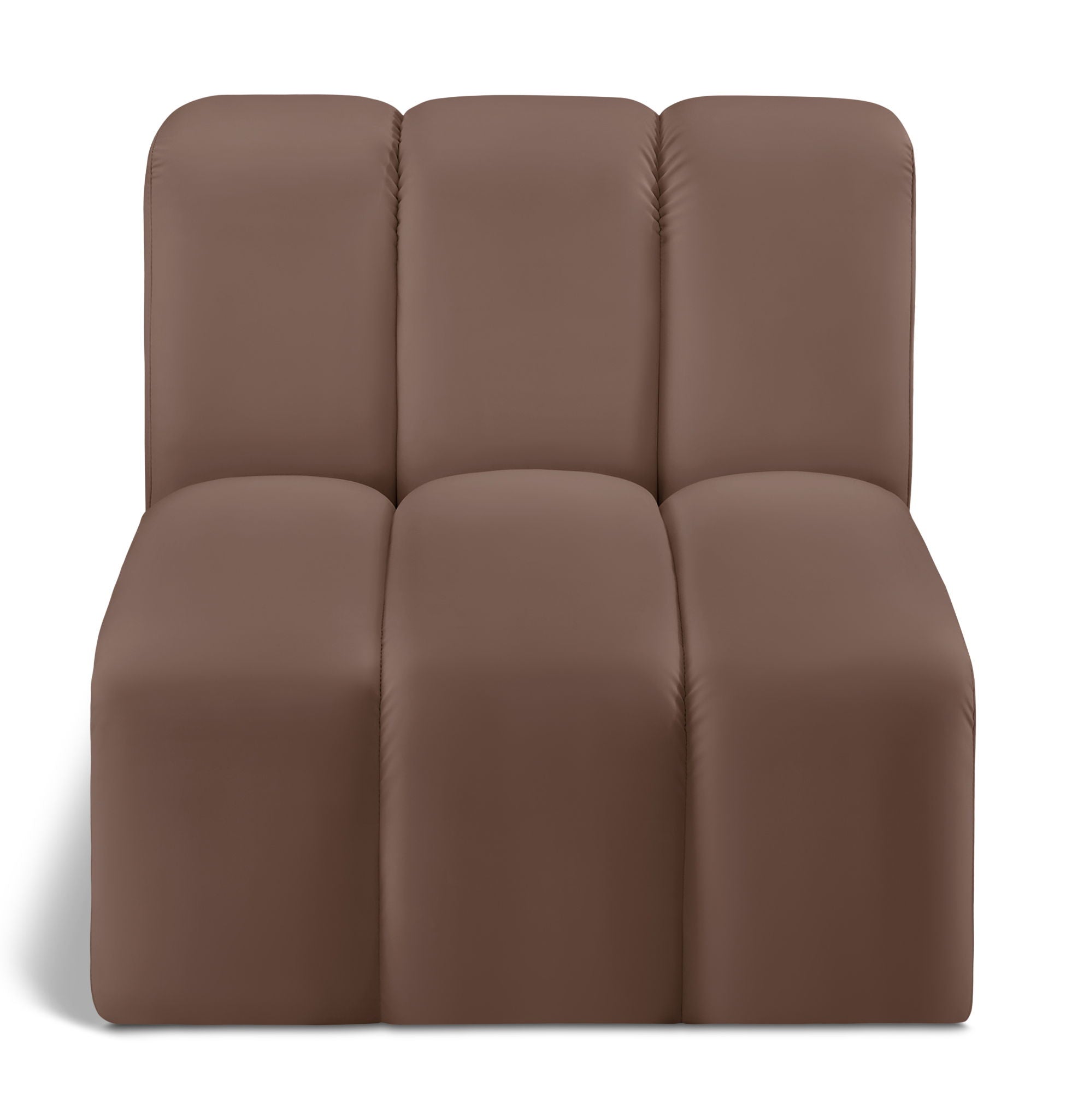 Arc - Faux Leather Straight Chair