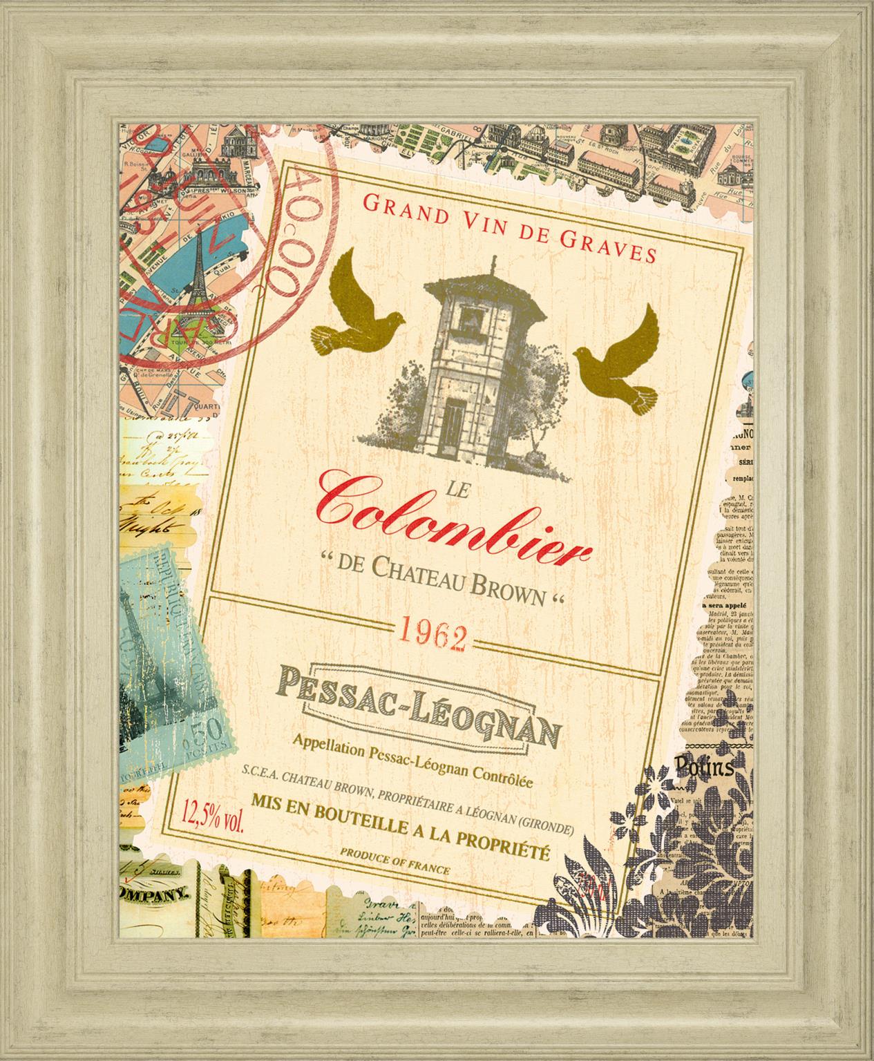 Wine Tour 1 By Maria Mendez 22X26 Framed Print