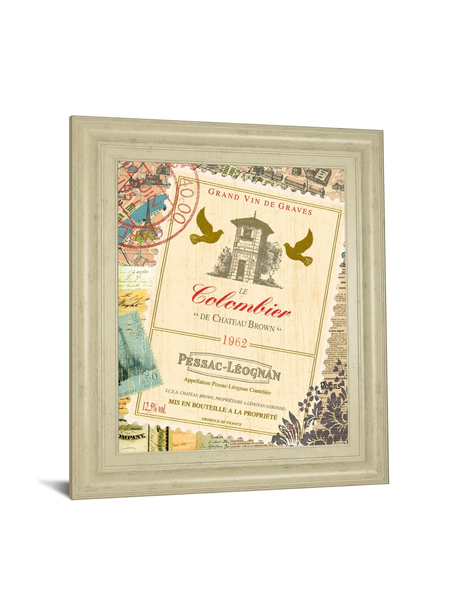 Wine Tour 1 By Maria Mendez 22X26 Framed Print