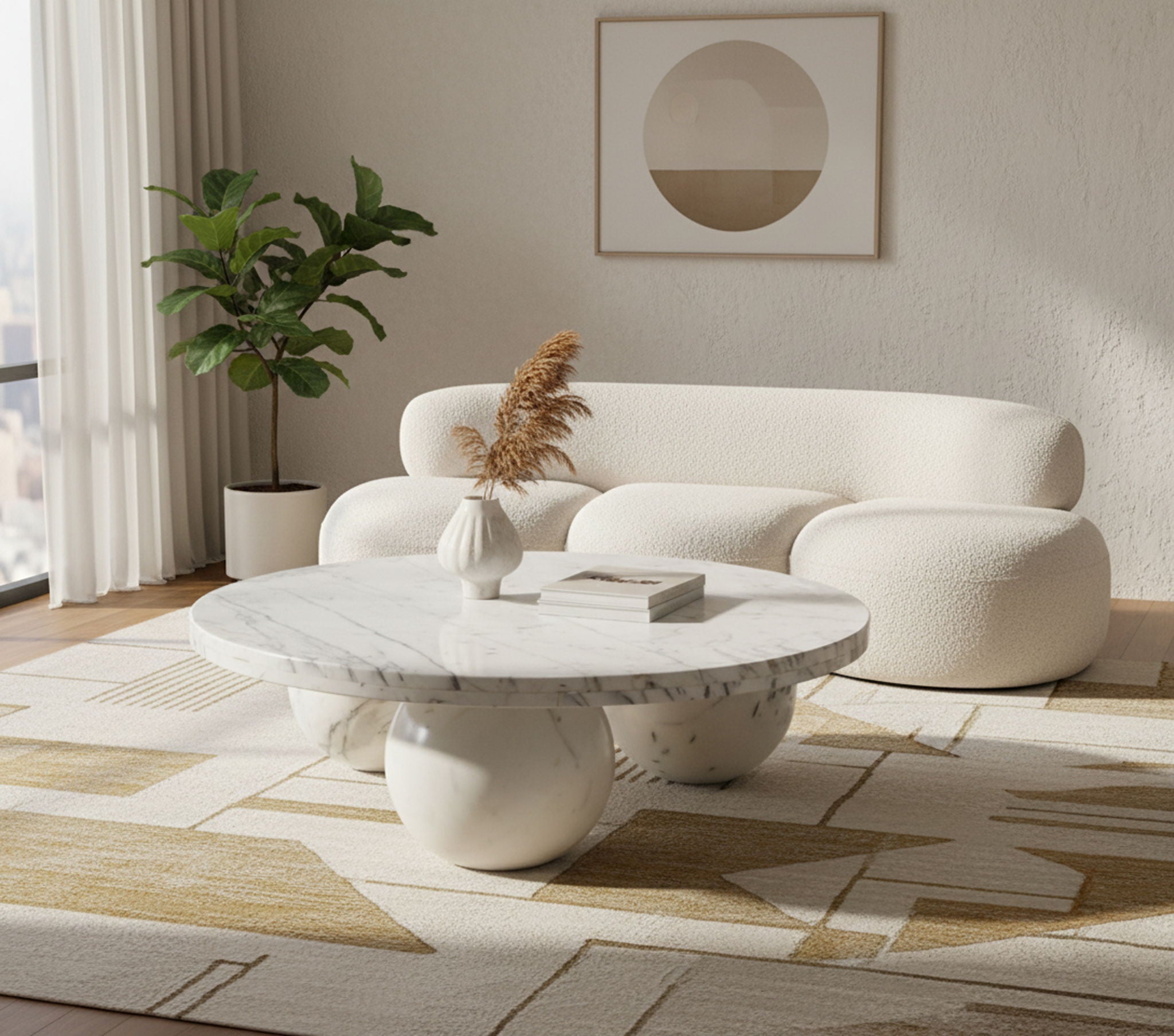 Spherical - Marble/Stone Coffee Table