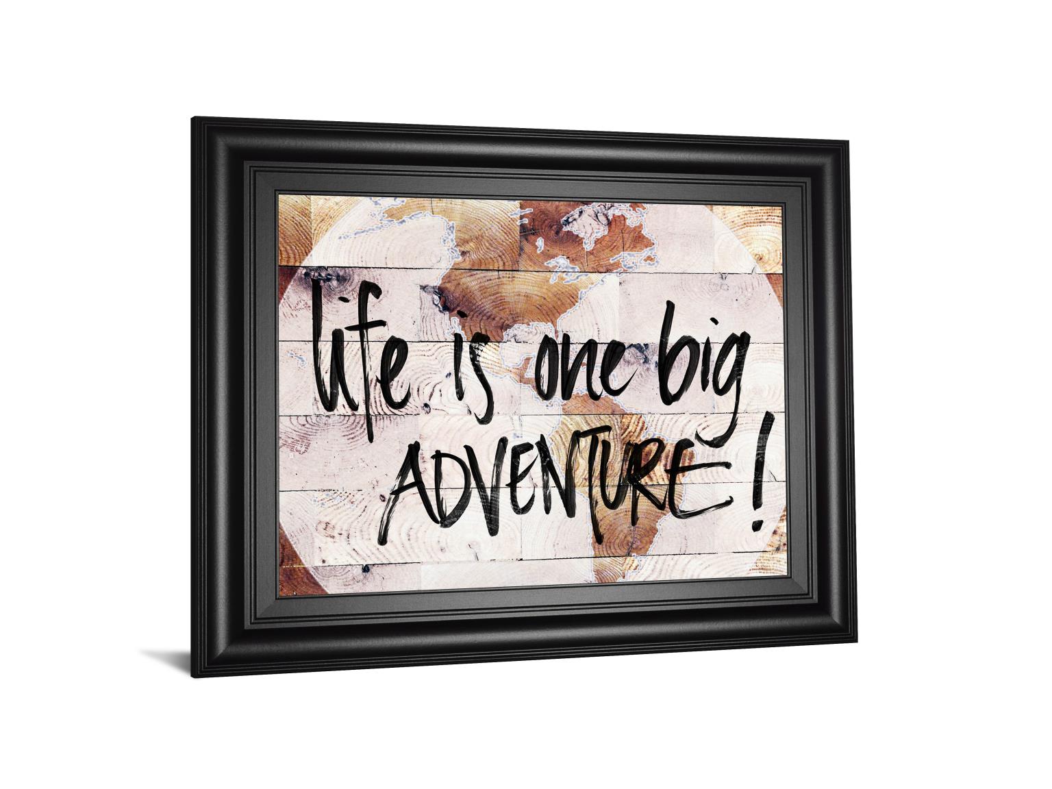 World On Wood By Sd Studios 22X26 Framed Print