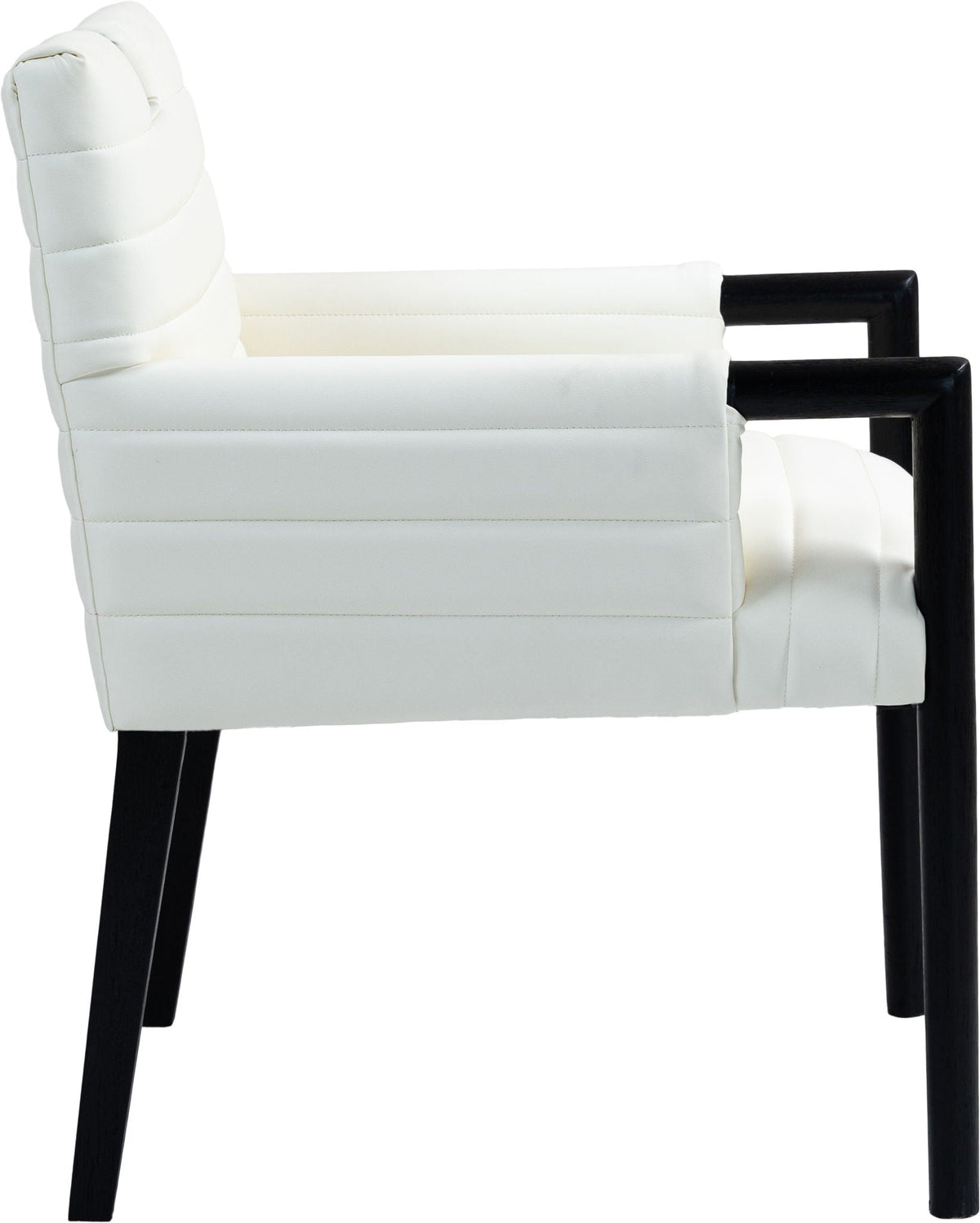 Aimee - Dining Arm Chair with Black Legs