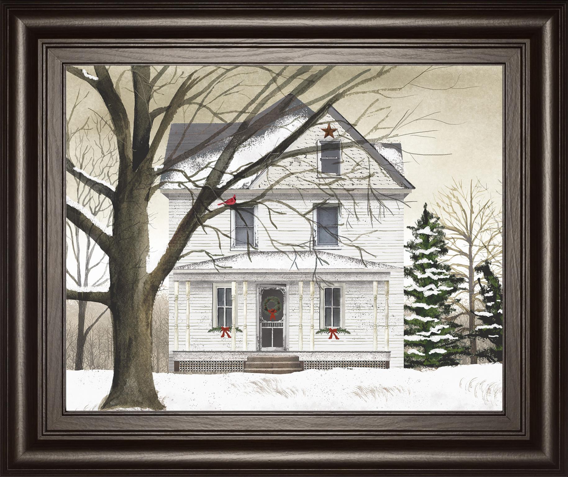 Winter Porch By Billy Jacobs 22X26 Framed Print