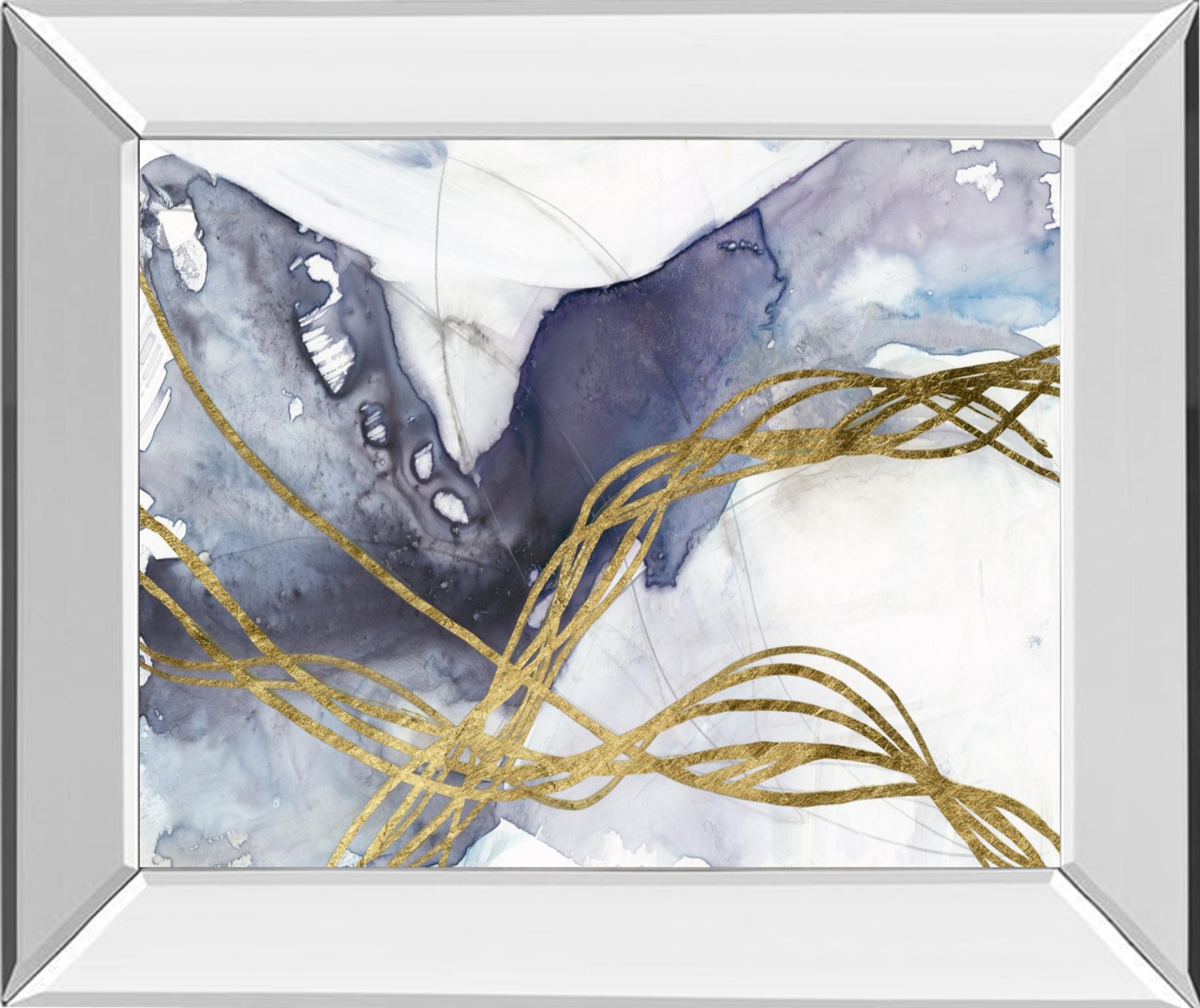 Agate Wave Iv By Jennifer Goldberger 22X26 Mirror Frame Print