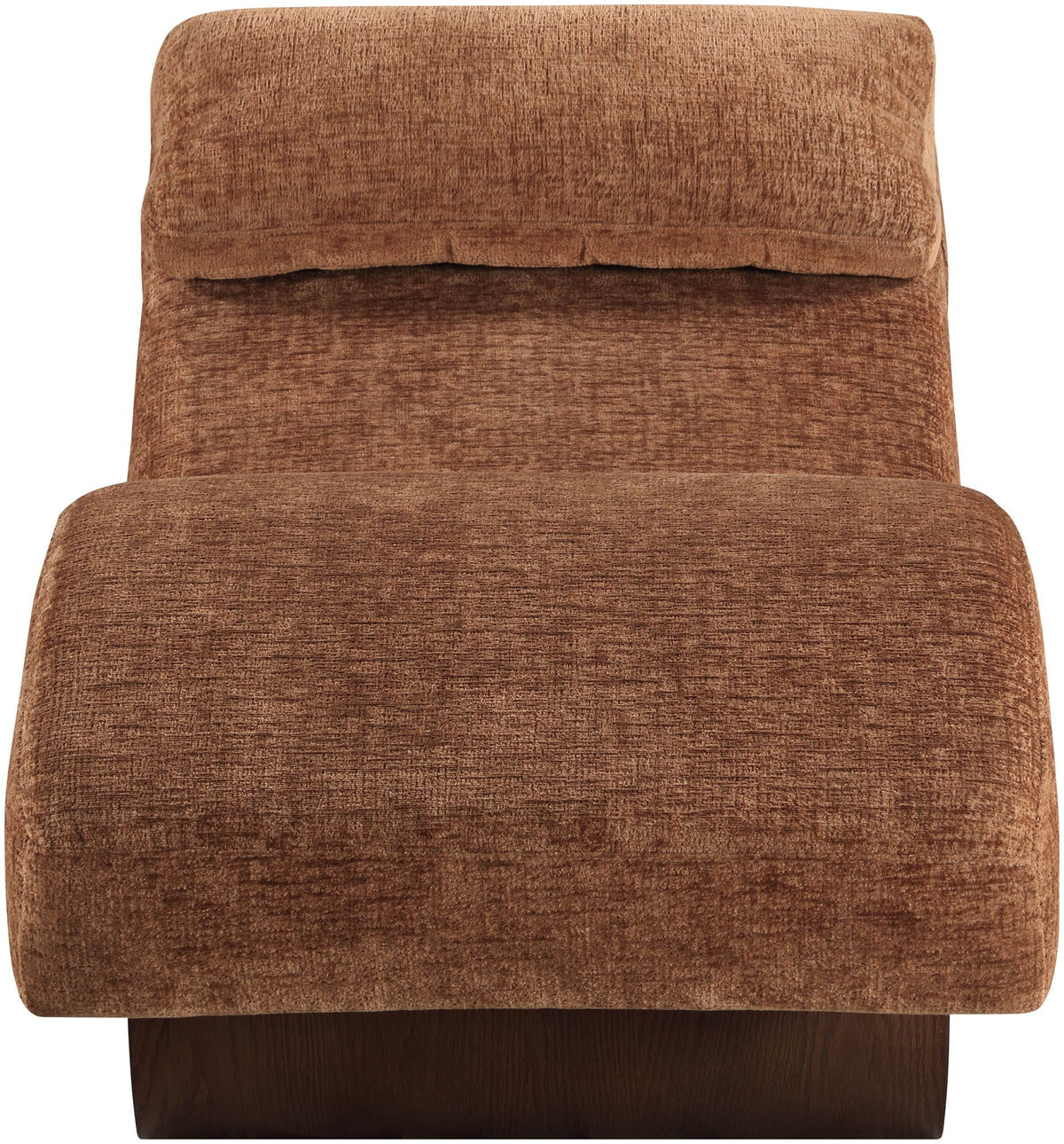 Marcella - Chaise Lounge with Walnut Base