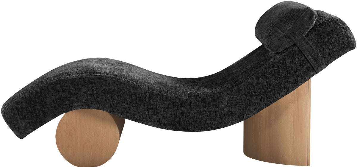 Marcella - Chaise Lounge with Natural Base
