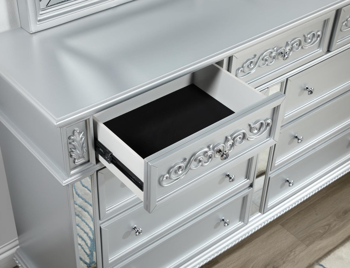 B092 Gray Dresser — 64-Inch Wide