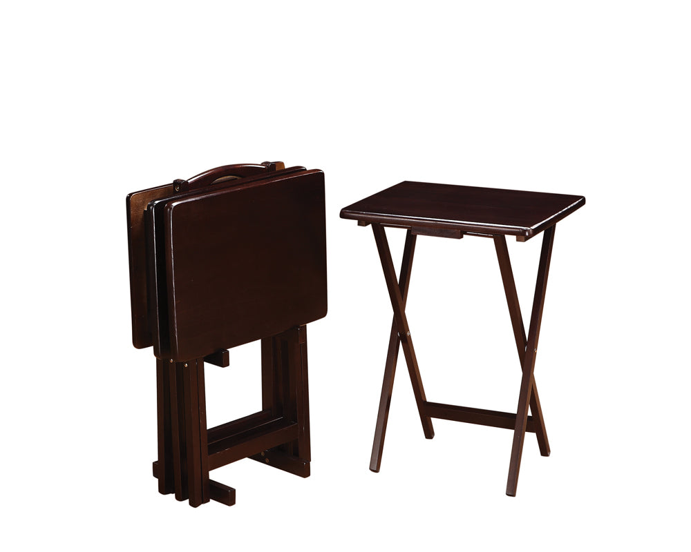 Donna Tray Table Set Cappuccino