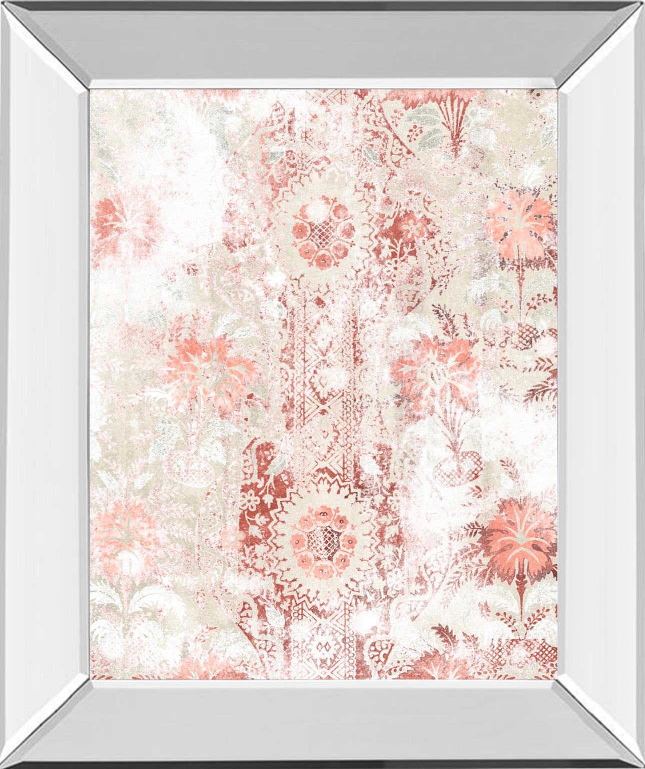World Traveler Textile Ii By June Erica Vess 22X26 Mirror Frame Print