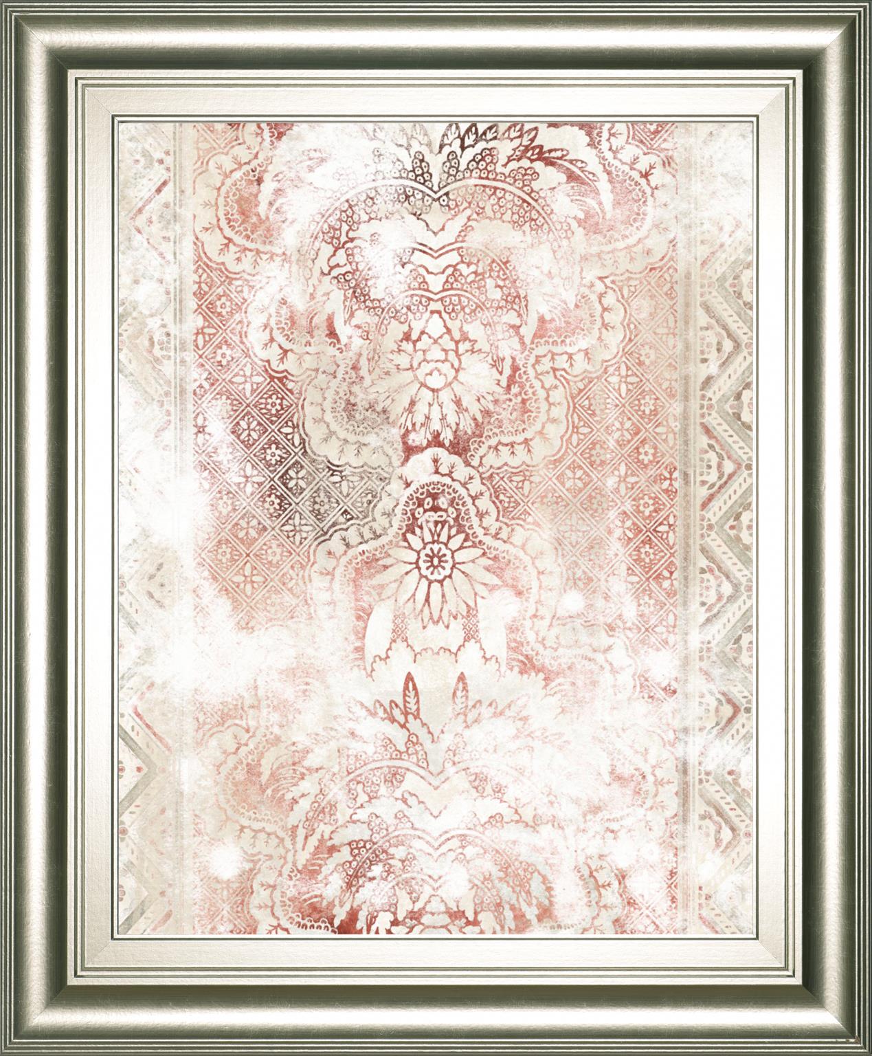 World Traveler Textile Iii By June Erica Vess 22X26 Framed Print