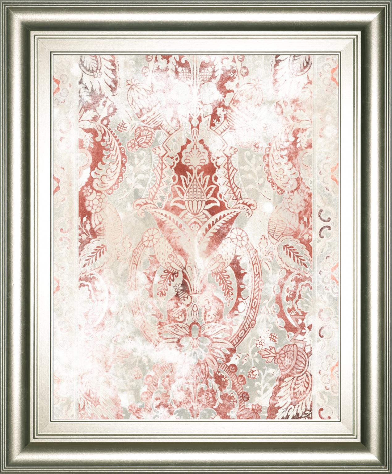 World Traveler Textile Iv By June Erica Vess 22X26 Framed Print