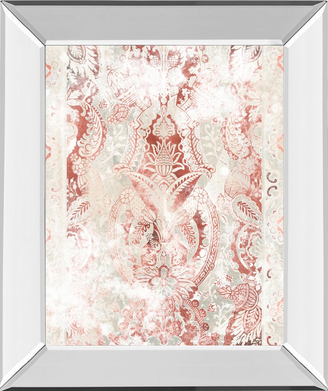 World Traveler Textile Iv By June Erica Vess 22X26 Mirror Frame Print