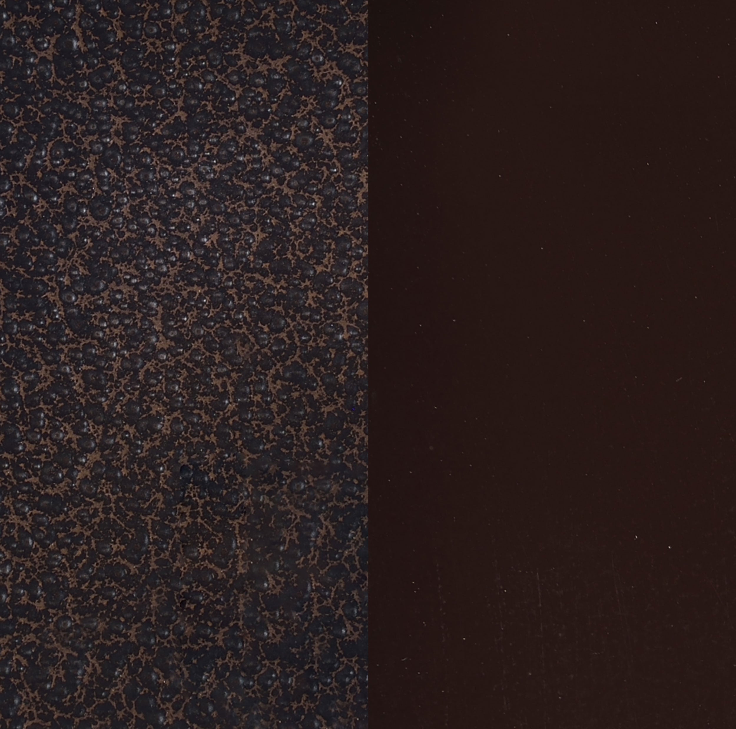 Poppy 74-inch 4-shelf Corner Bookshelf Copper and Cappuccino