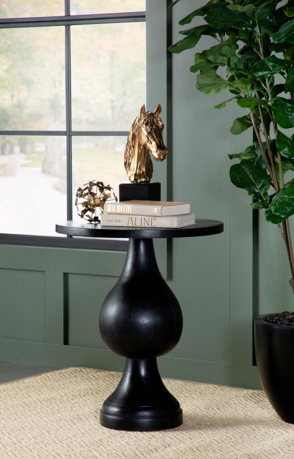 Dianella Round Pedestal Base Accent Side Table