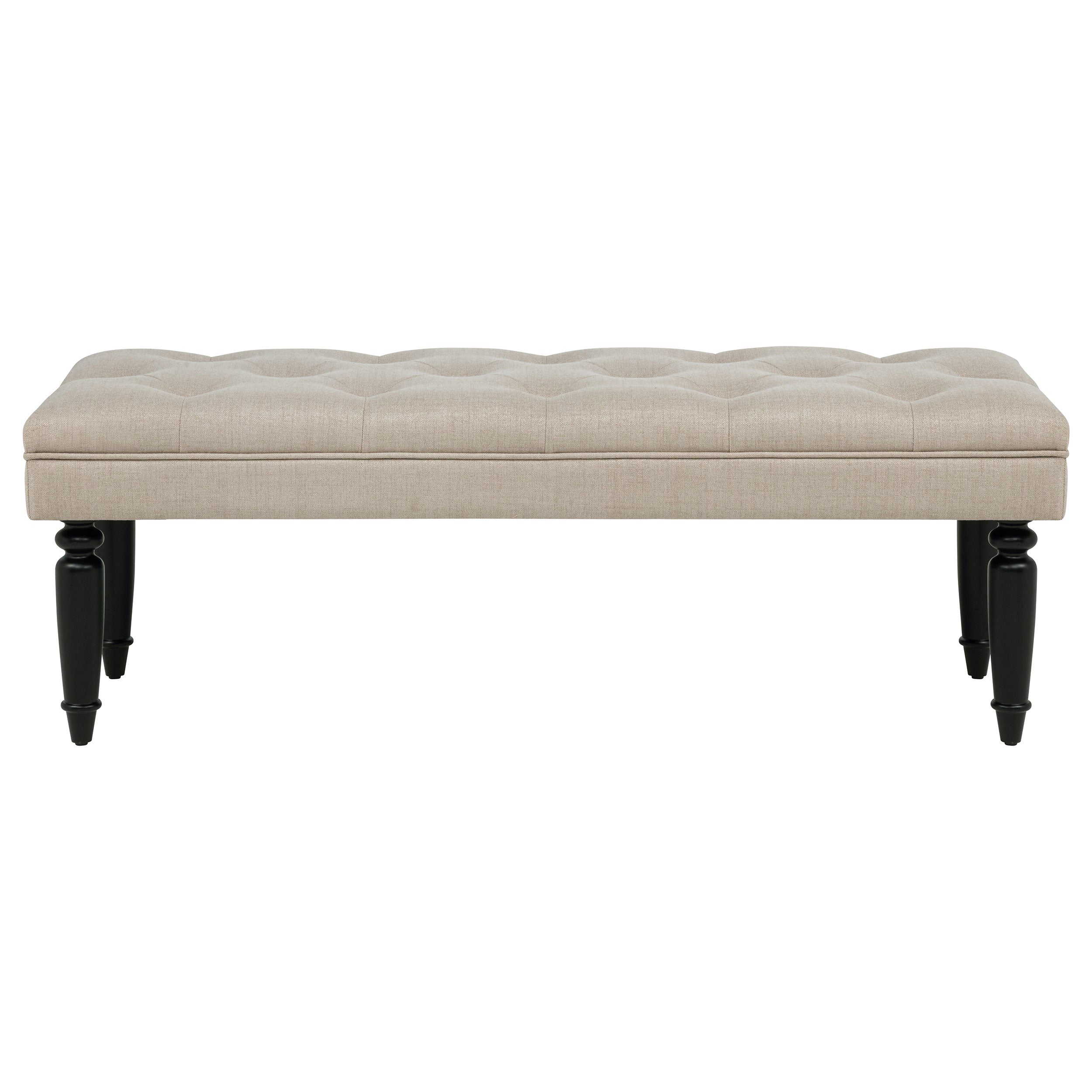 Marsha 52-inch Upholstered Entryway Accent Bench Latte