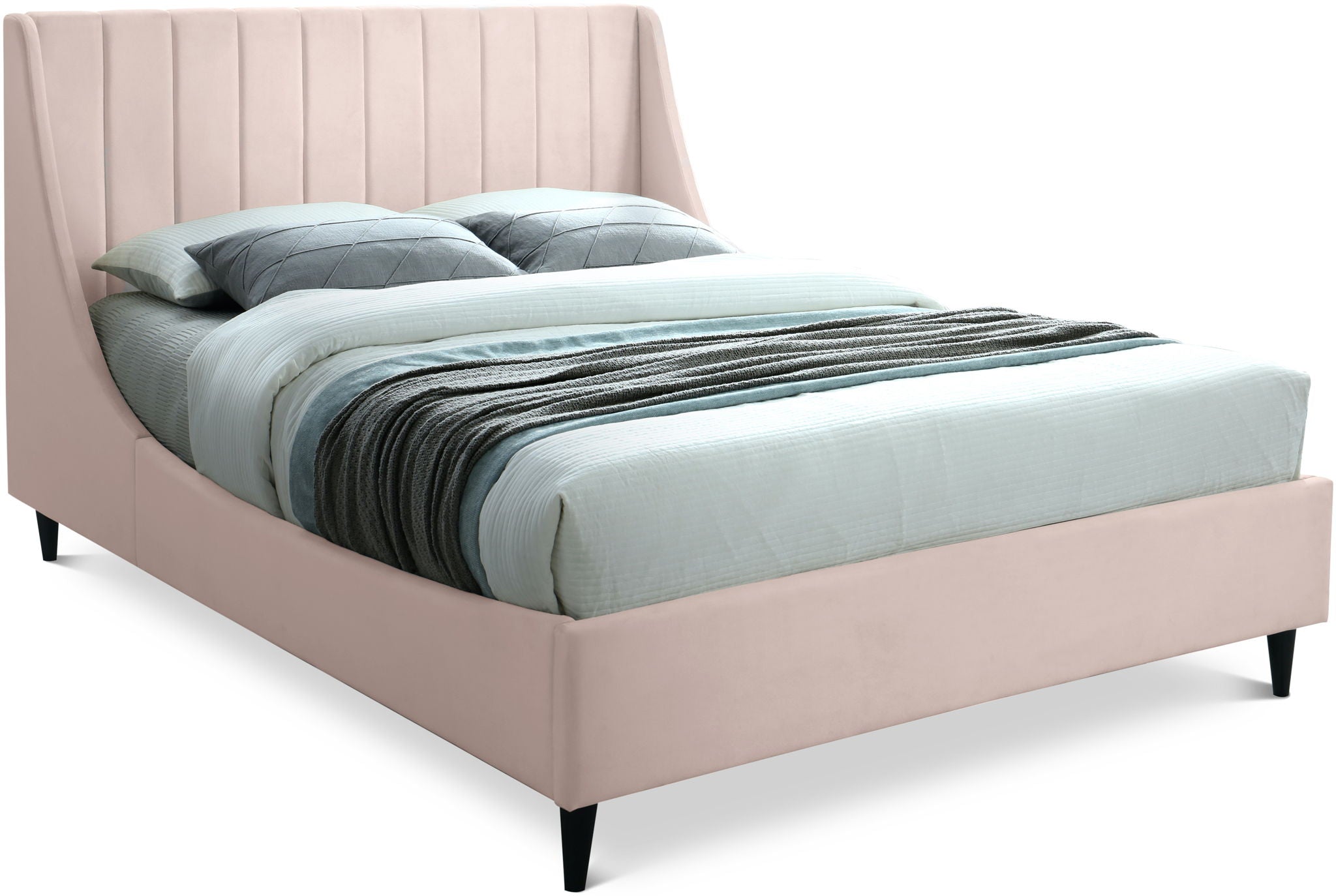 Eva - Velvet Bed