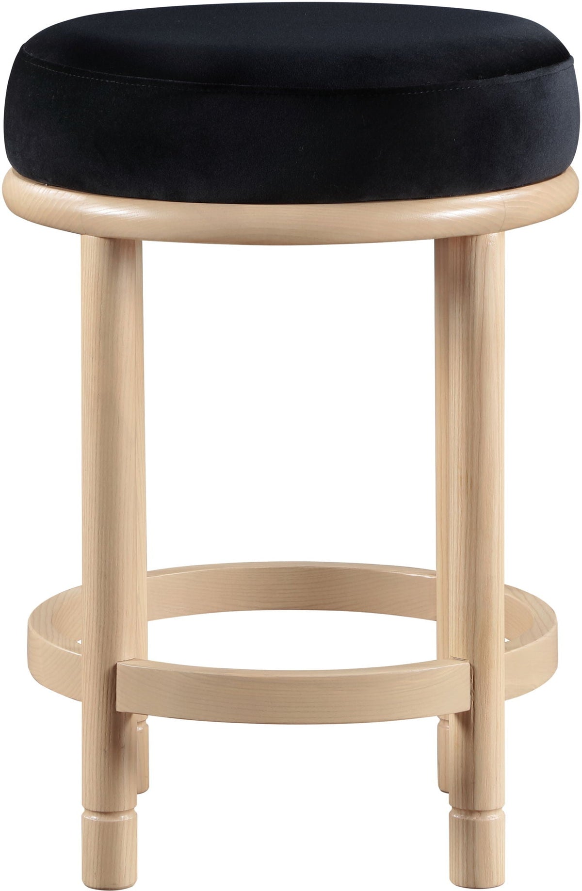 Monette - Counter Stool with Natural Base