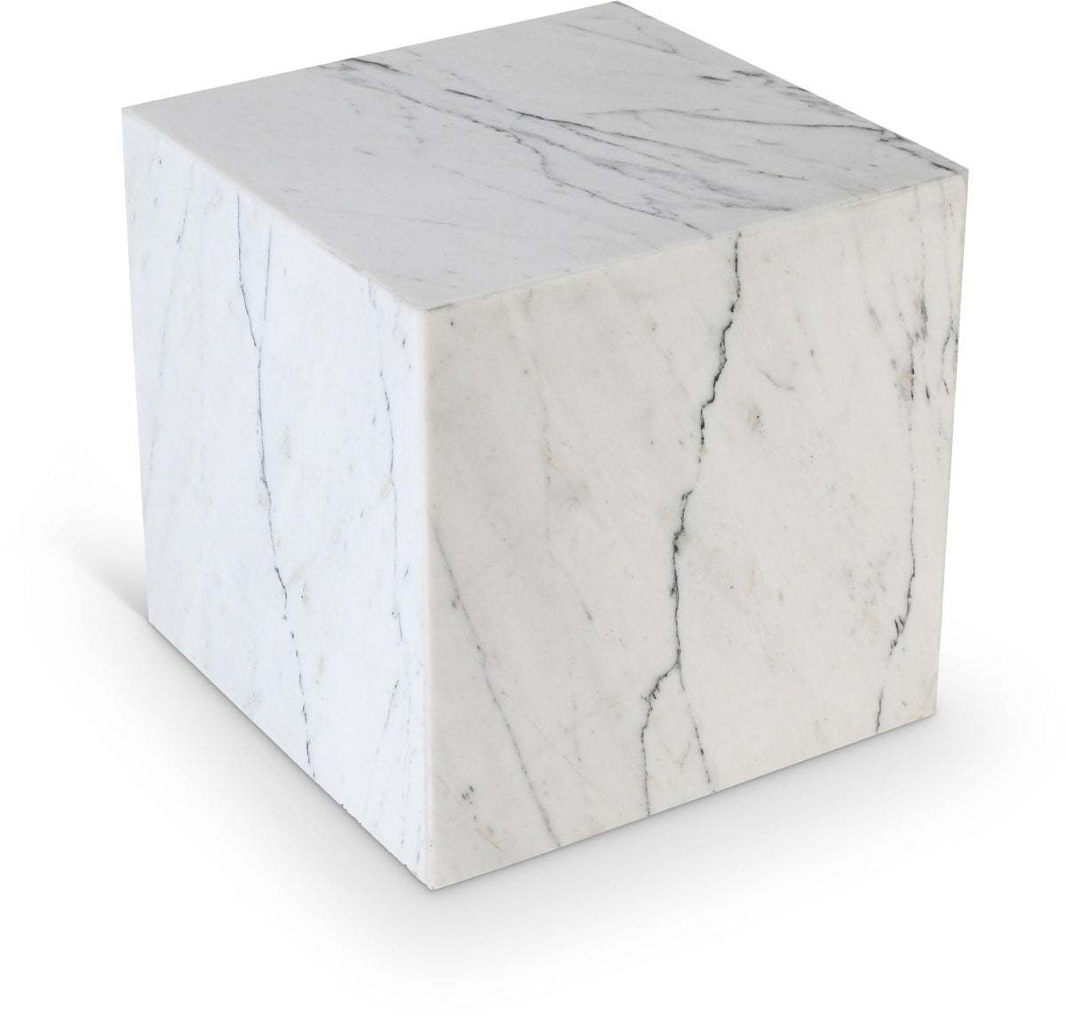 Bolzano - Marble & Travertine Table - White