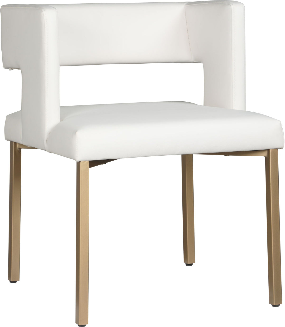 Caleb - Dining Chair (Set of 2) with Gold Legs