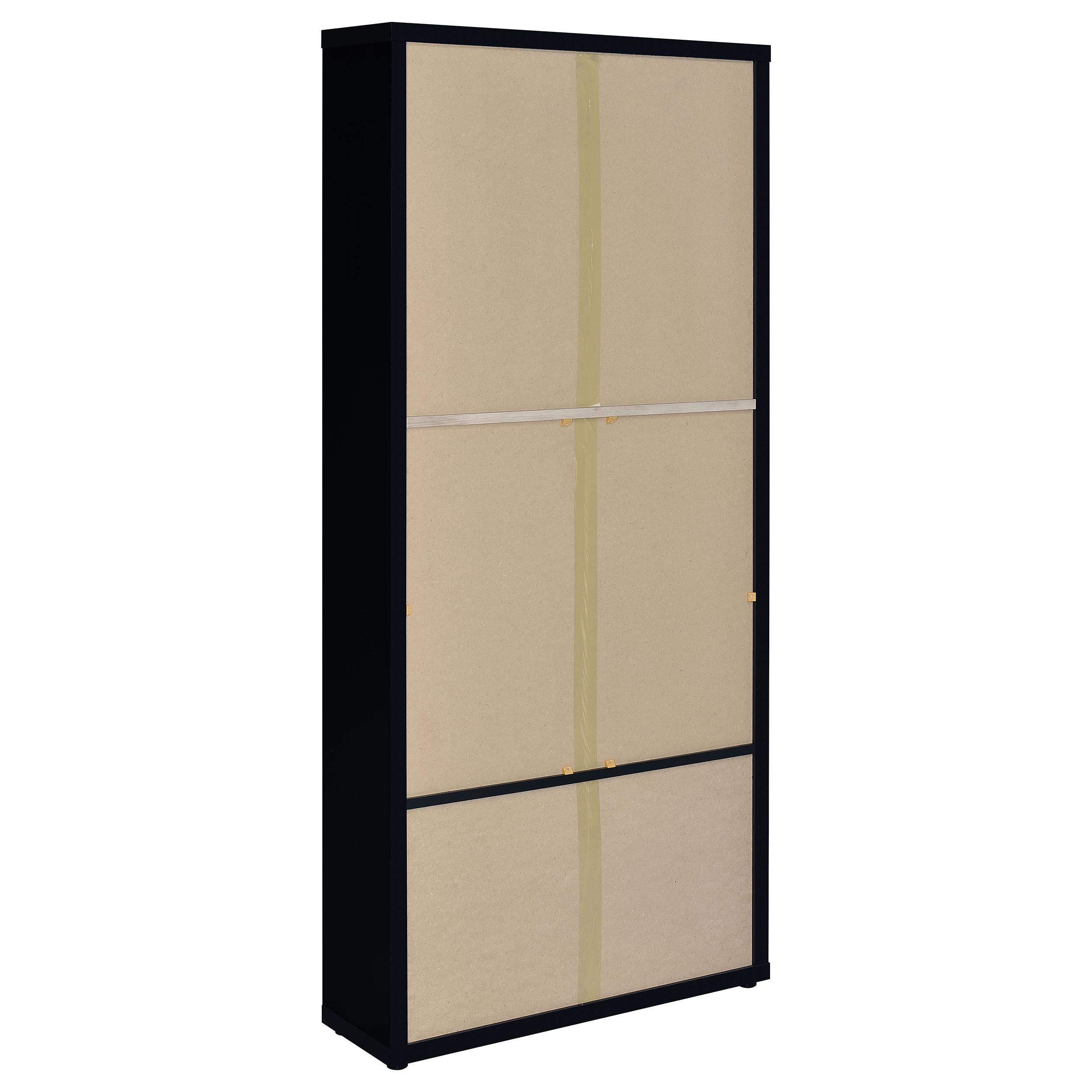 Hawthorne 4-shelf Glass Door Tall Cabinet with Drawers