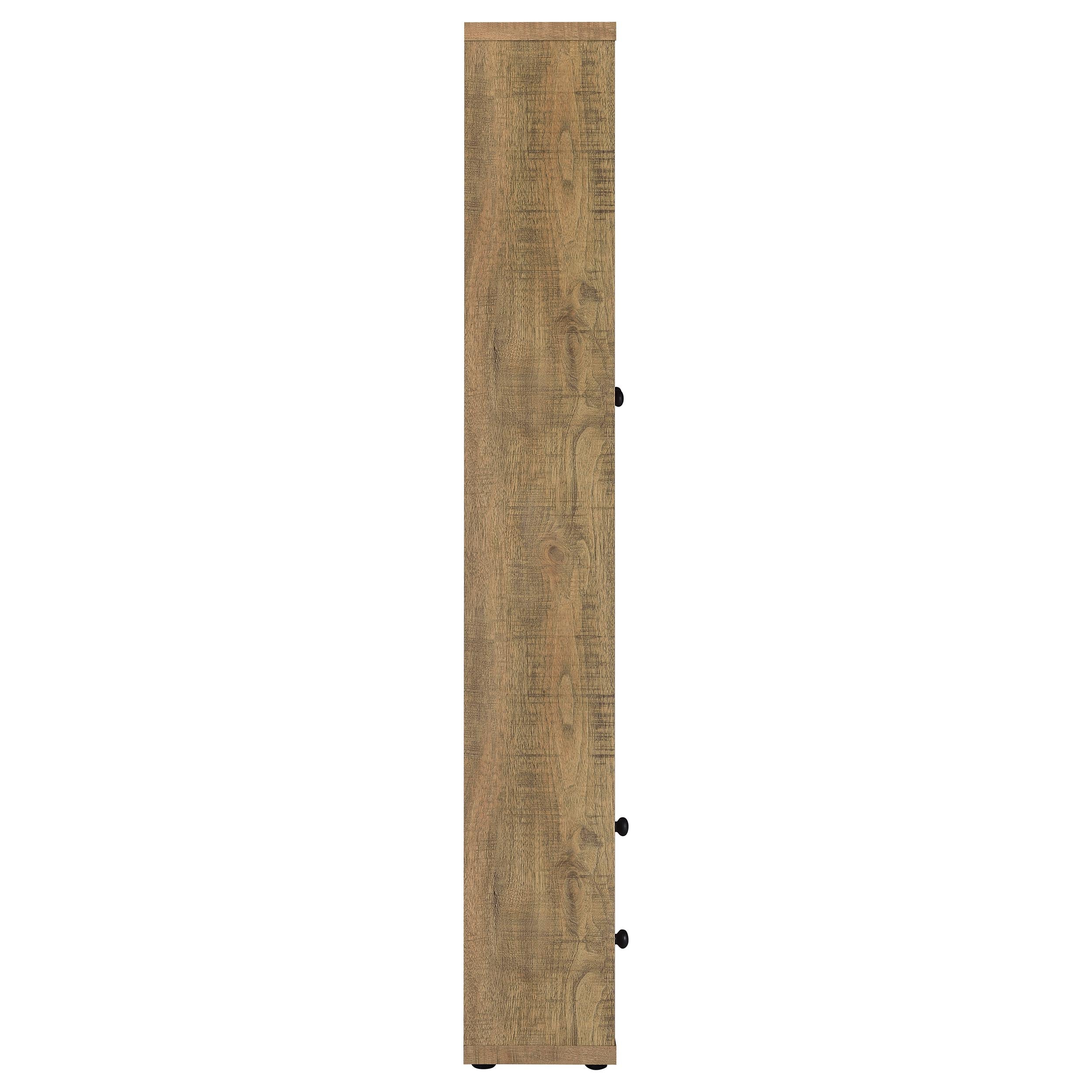 Hawthorne 4-shelf Glass Door Tall Cabinet with Drawers