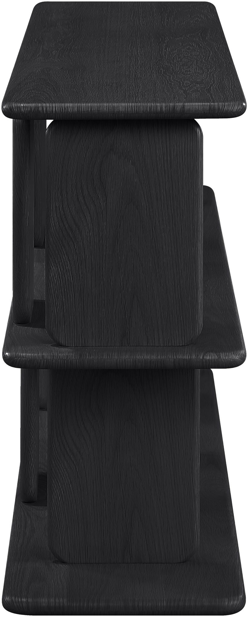 Nexa Oak Veneer Media Console — Black, Brown or Natural