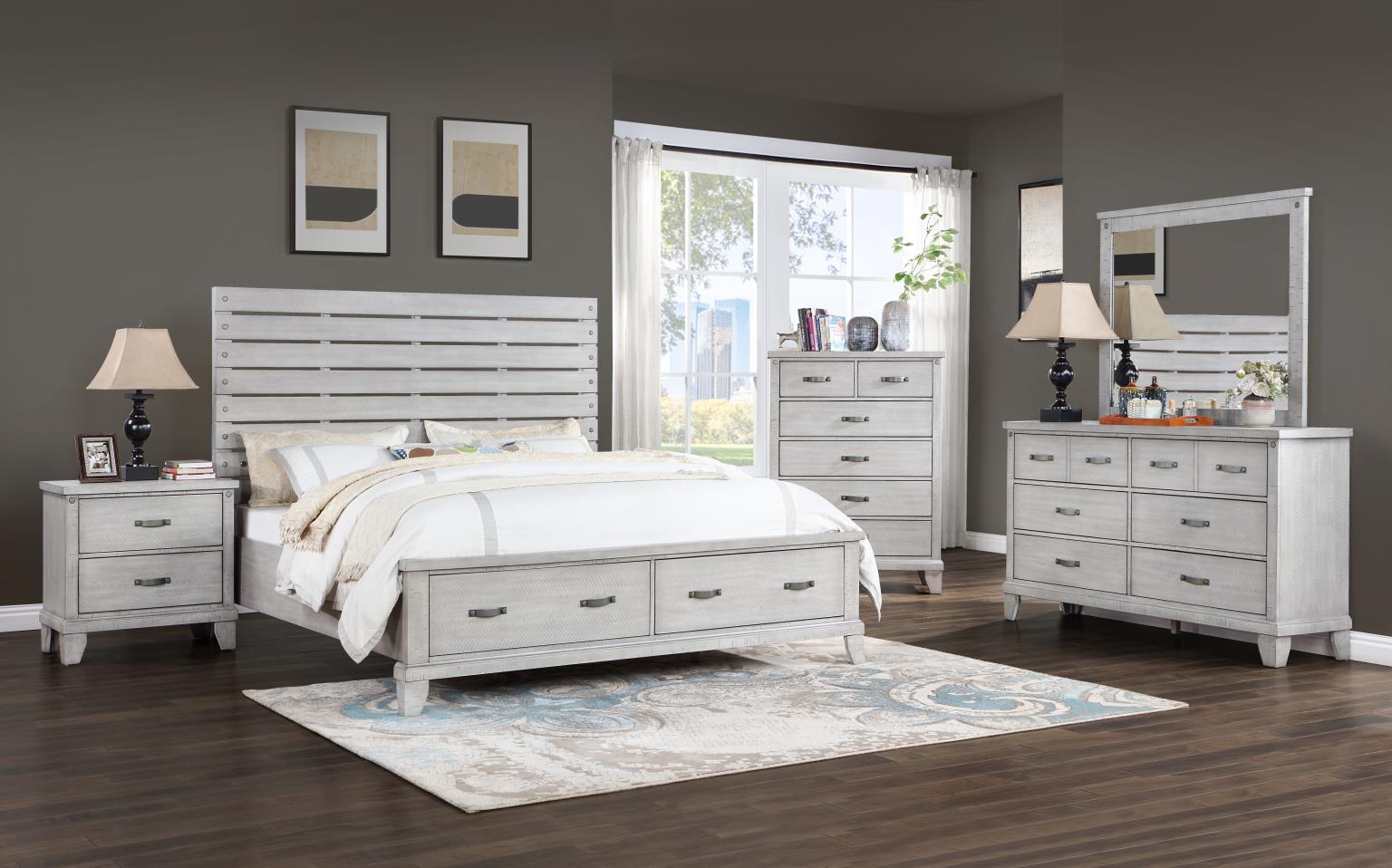 B250 Pearl Silver Dresser — 62 in. wide