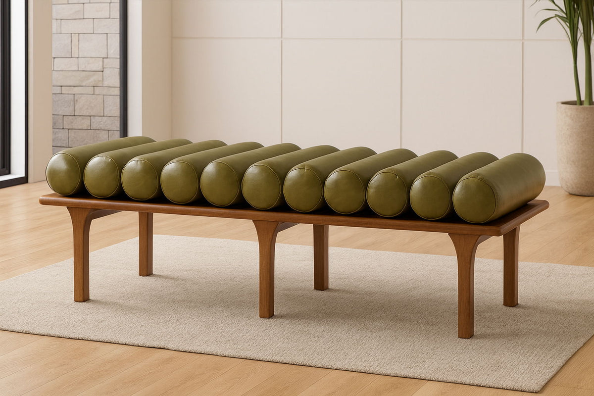 Landon - Bench with Brown Base