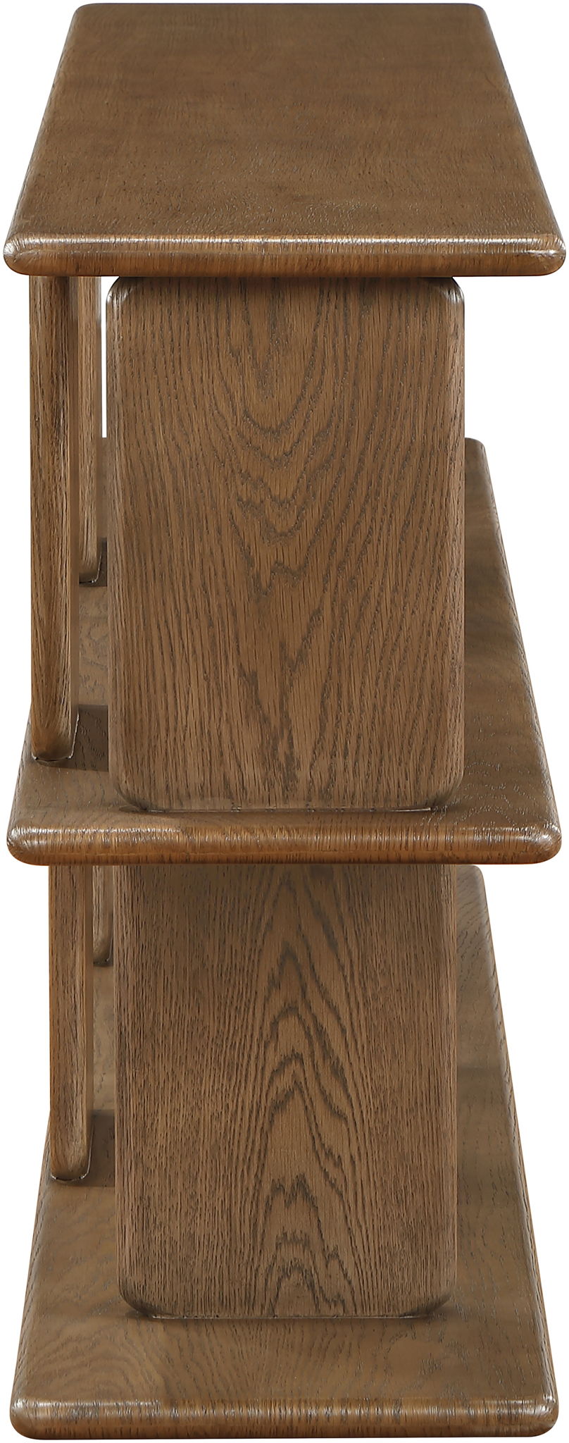 Nexa Oak Veneer Media Console — Black, Brown or Natural