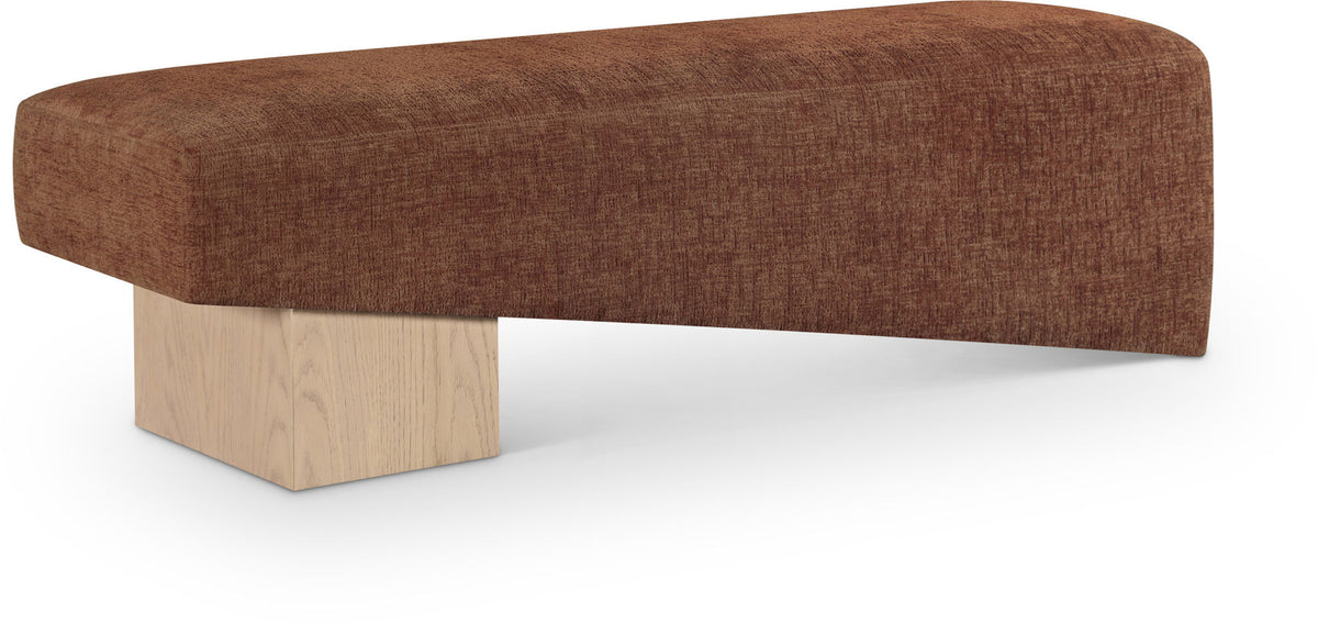 Alora - Bench with Light Brown Base