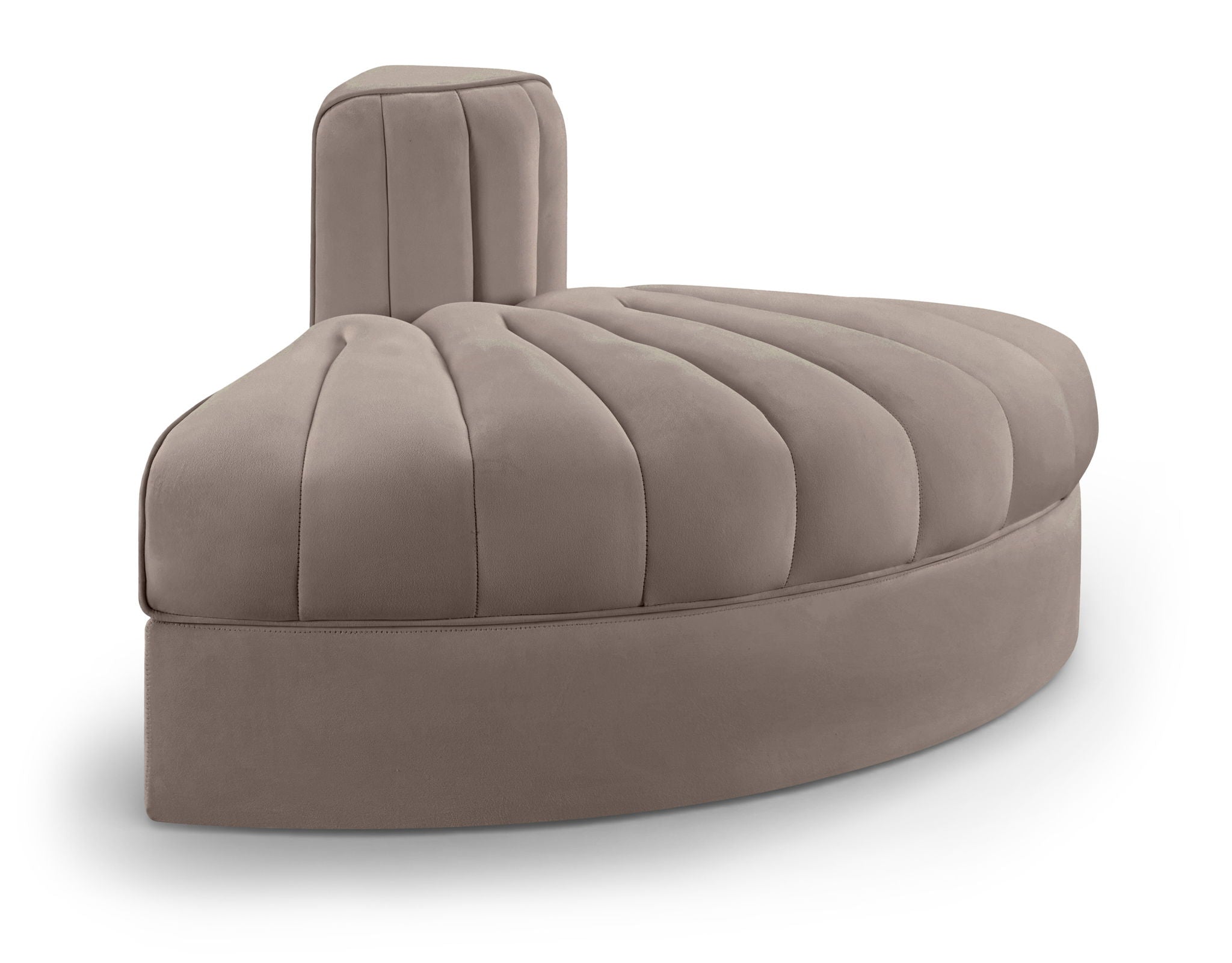 Rummi - Velvet Performance Fabric Upholstered Modular Chair