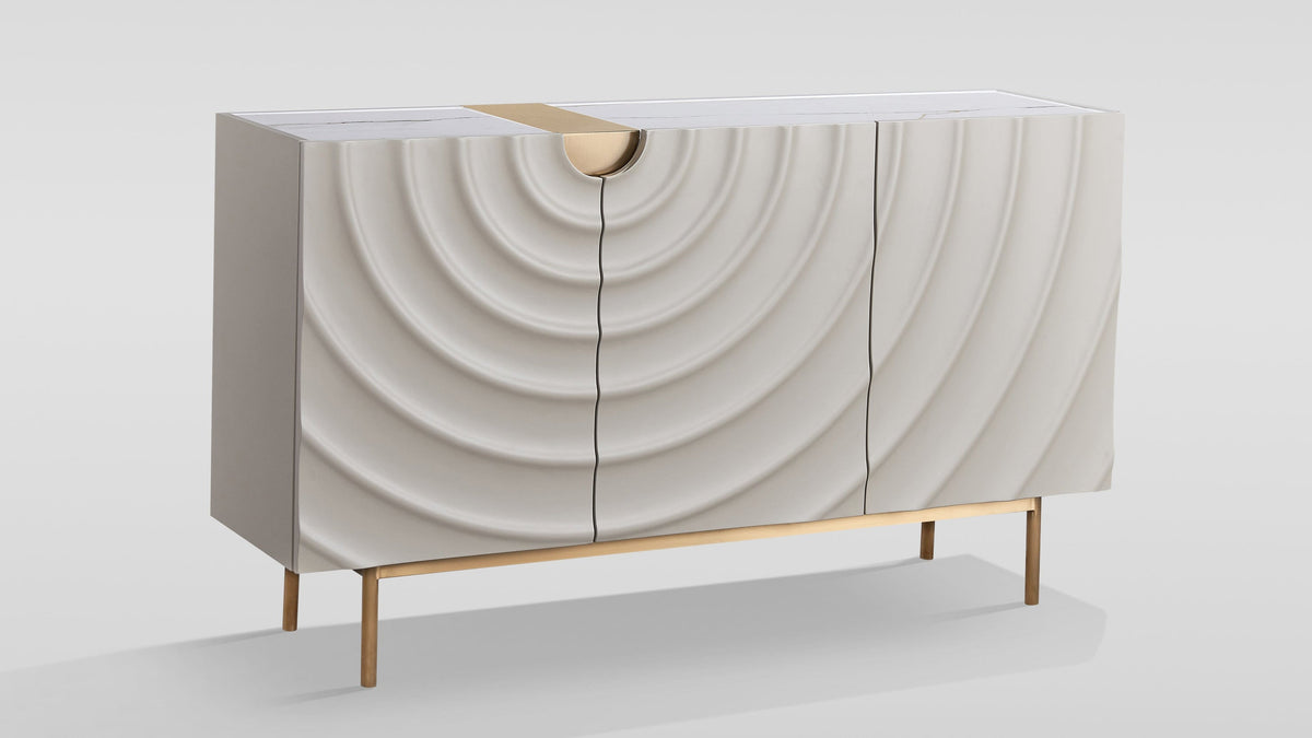 Onda Modern Sideboard — Push-to-Open Doors