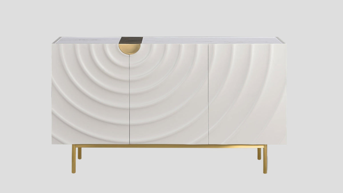Onda Modern Sideboard — Push-to-Open Doors