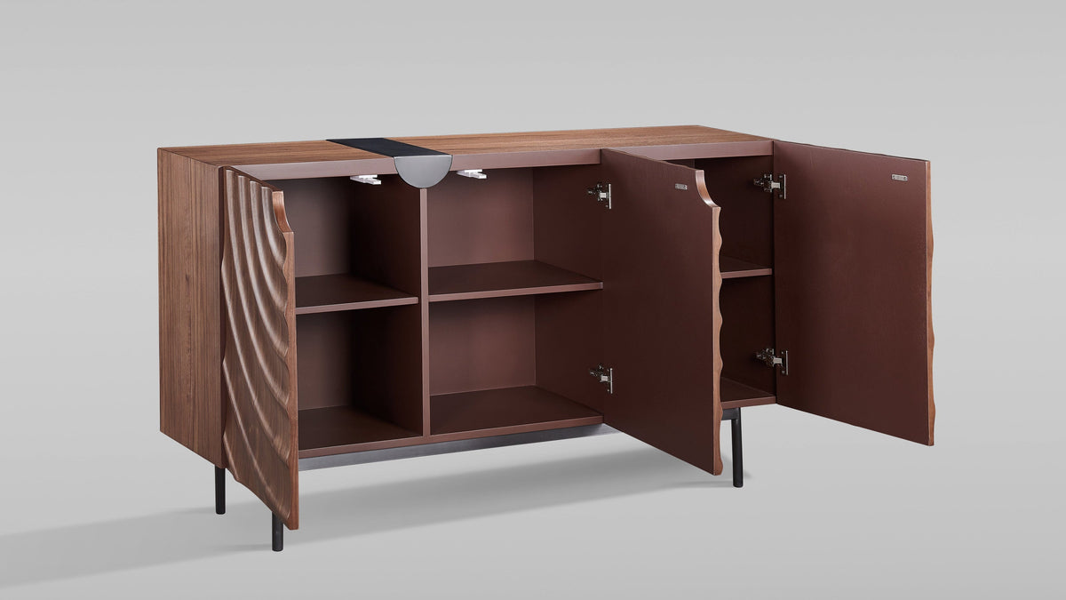 Onda Modern Sideboard — Push-to-Open Doors
