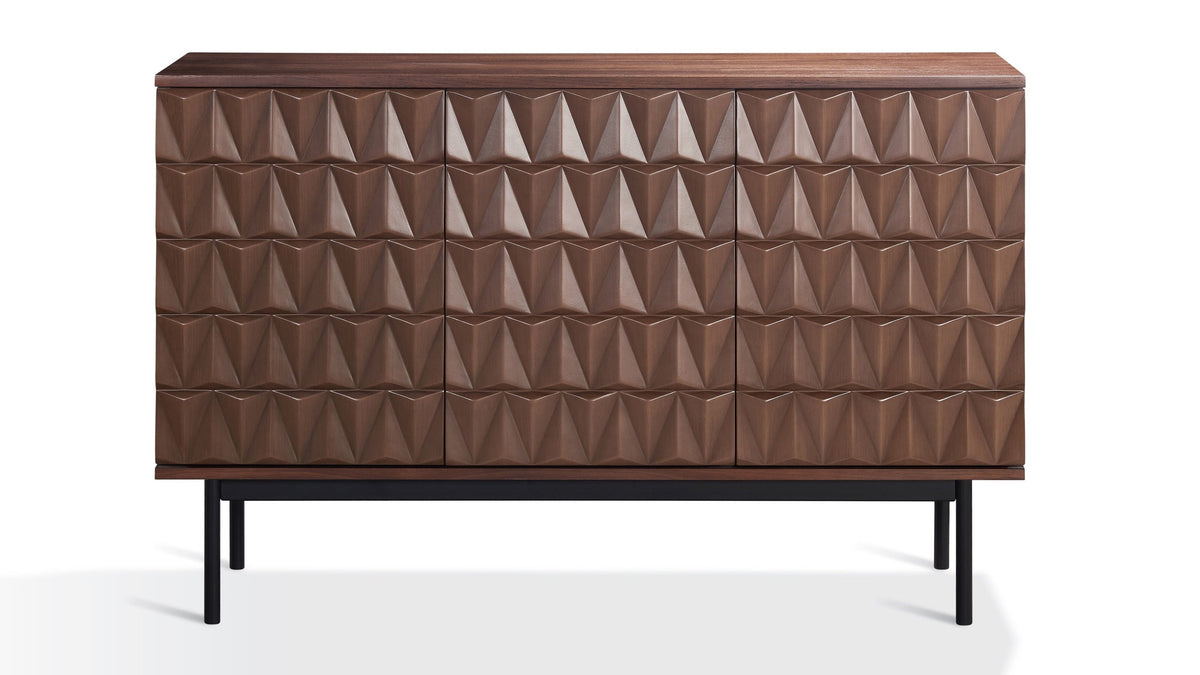 Annie Walnut Sideboard — Push-to-Open Doors