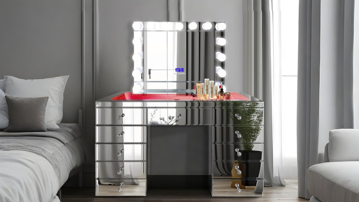 Aryana Vanity Set — LED Lighting & Bluetooth