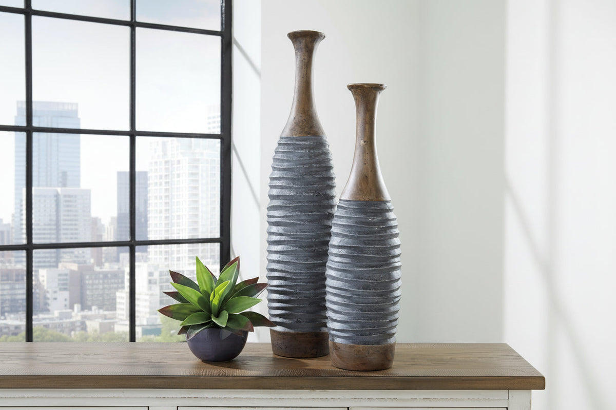 Blayze Sculptural Vase Set of 2