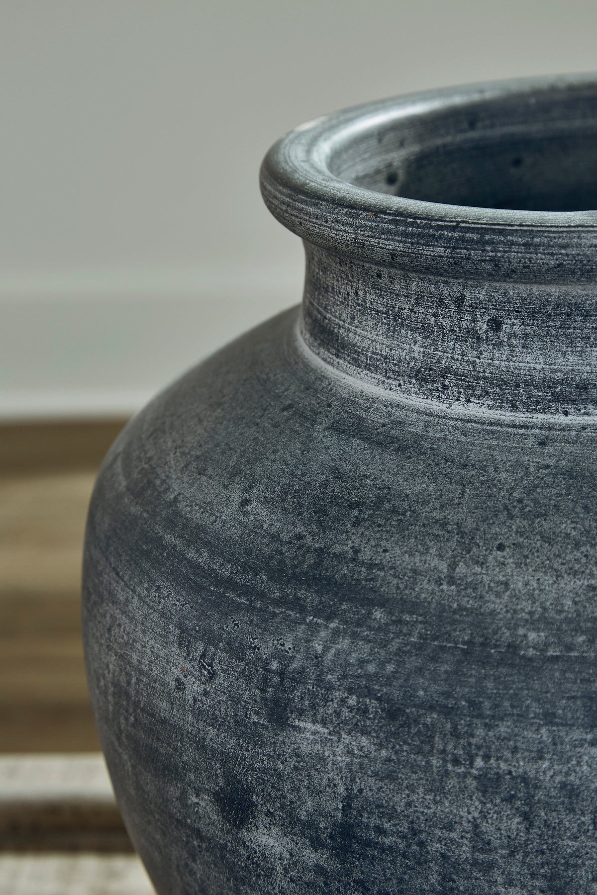 Meadie Distressed Blue Terra Cotta Vase