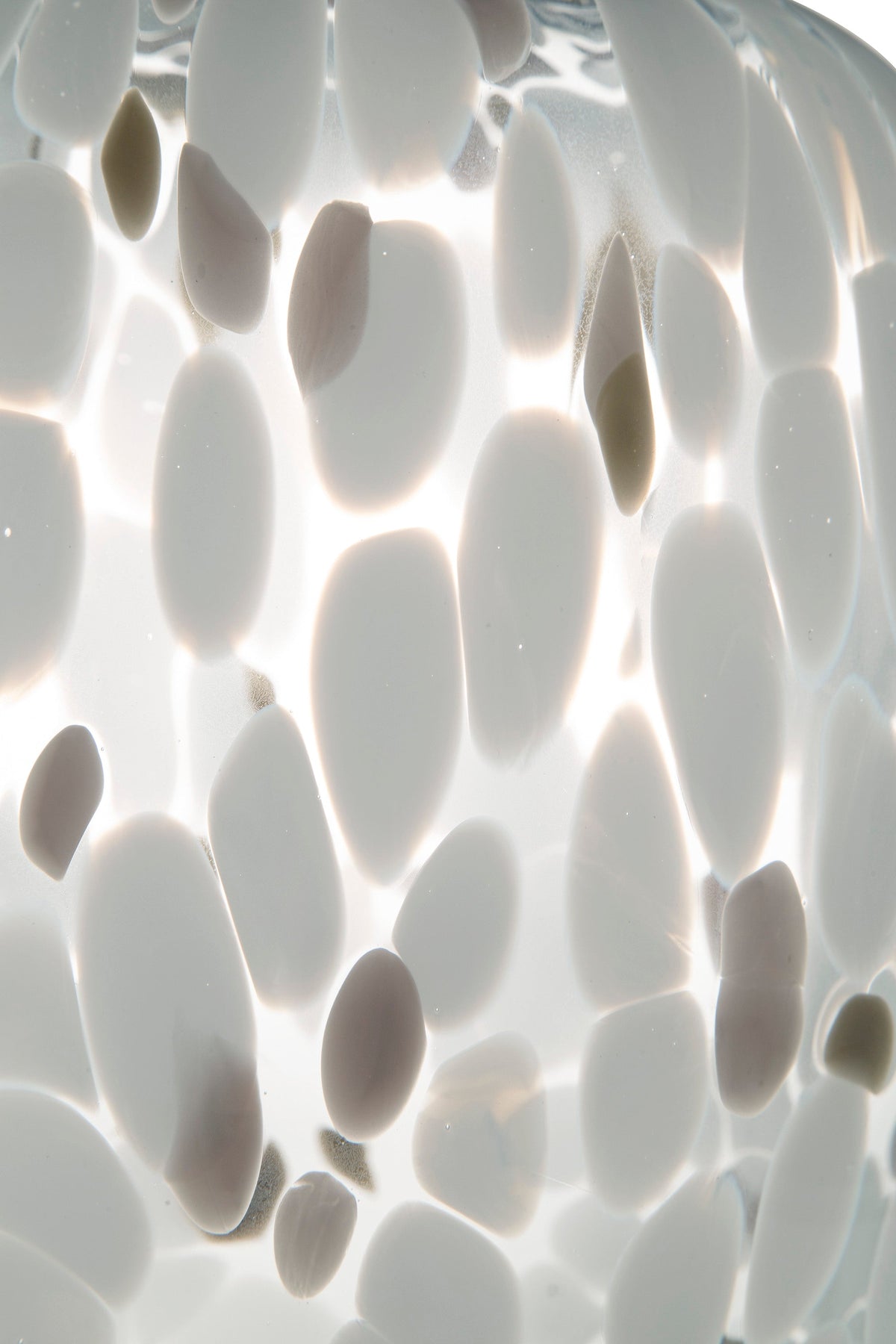 Keelton Neutral-Hued Blown Glass Vase