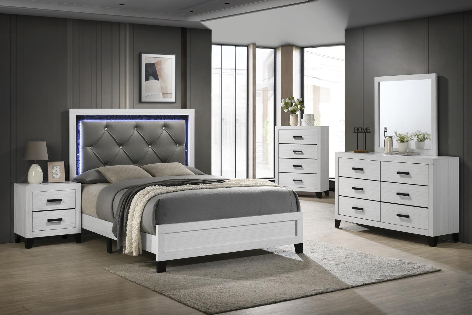 Camilla White Bedroom Collection